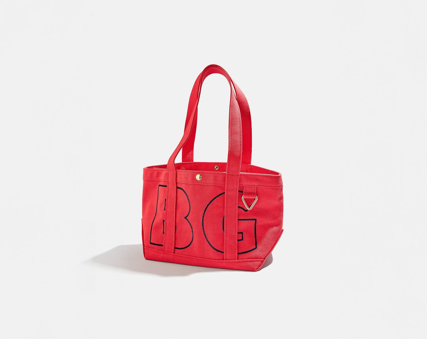 Solid Custom Alpha Tote - Cherry Red