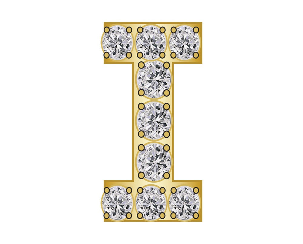 Mini I - Clear/Gold