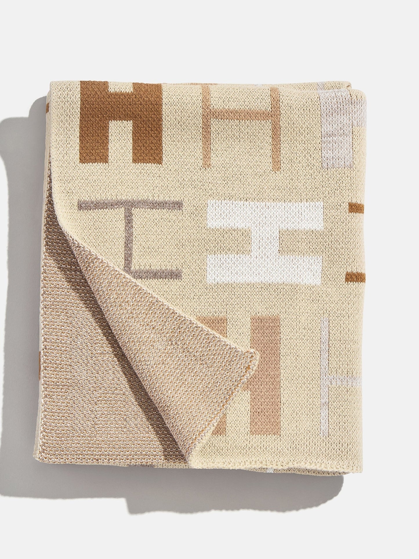 Upside Down & All Around Custom Blanket - Tan/Brown