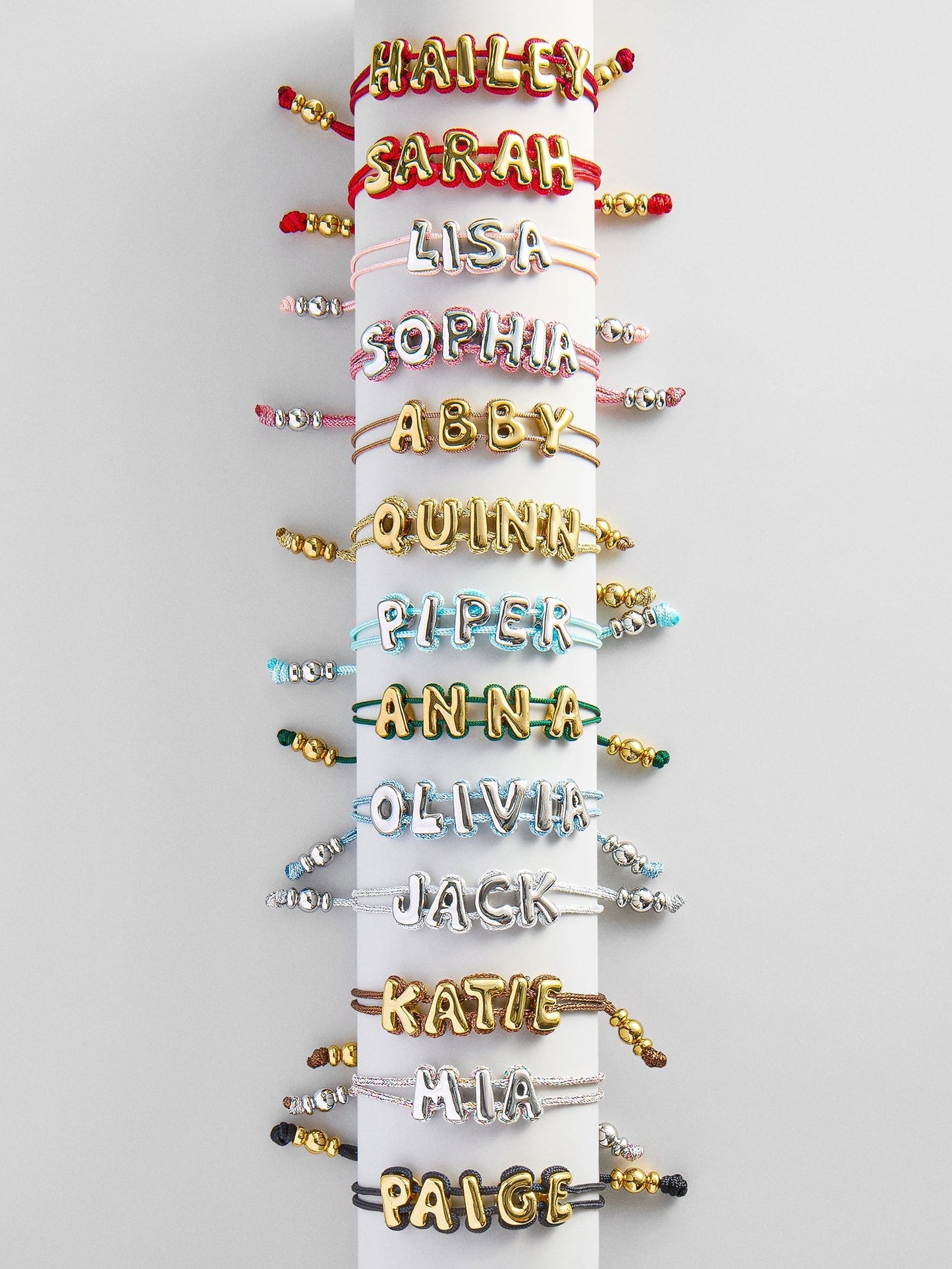 Wrapped Up Bubble Waterproof Custom Cord Bracelet - Turquoise