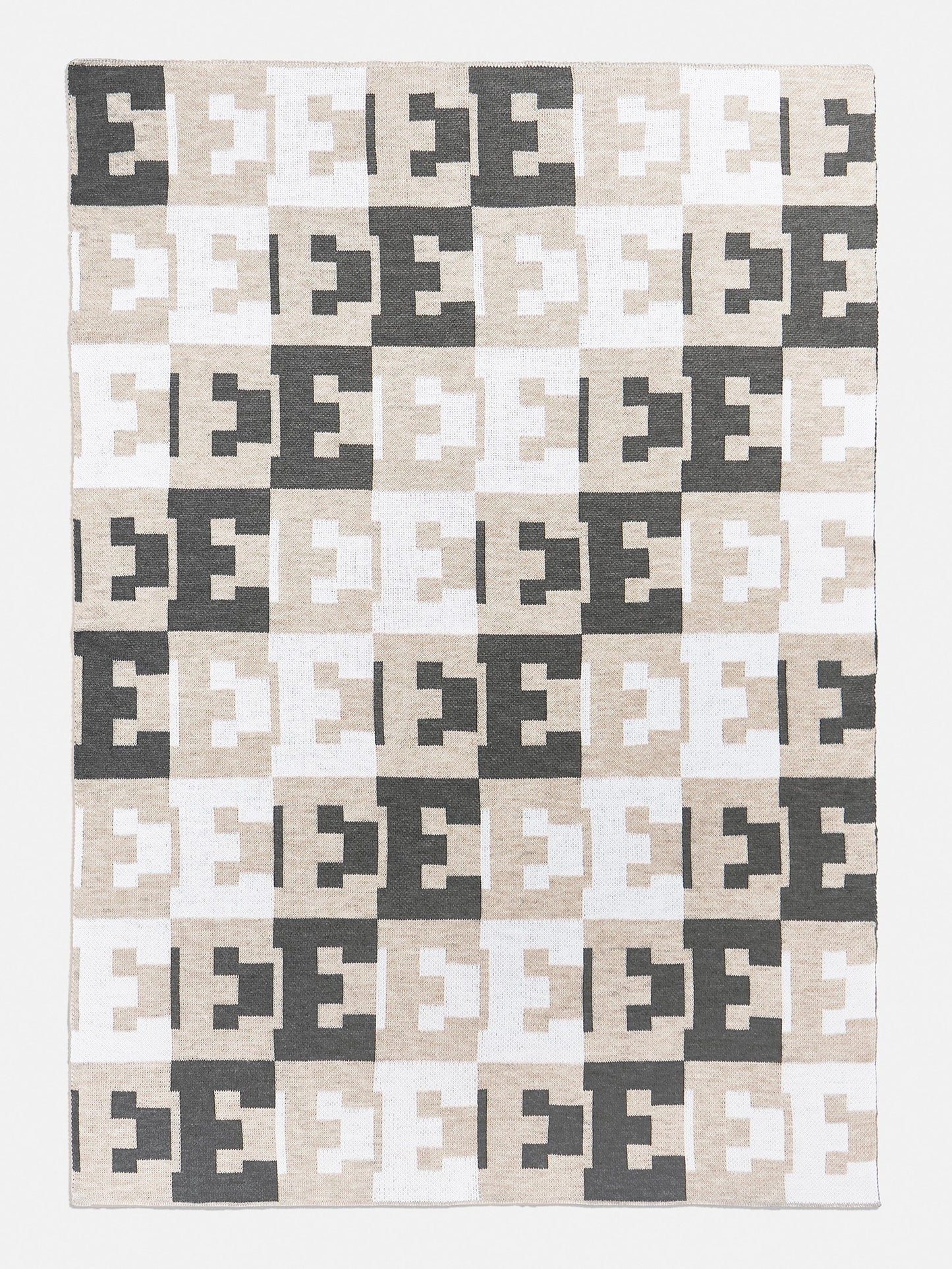 On Repeat Custom Blanket - Light Gray/White