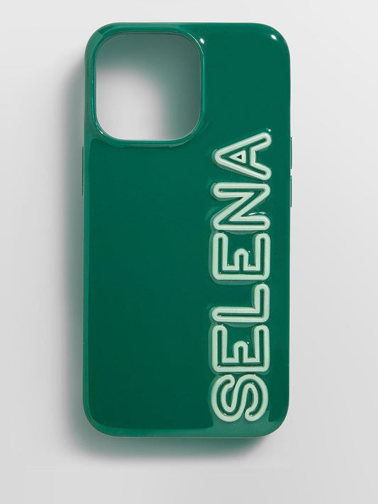Fine Line Custom iPhone Case - Green/Light Green