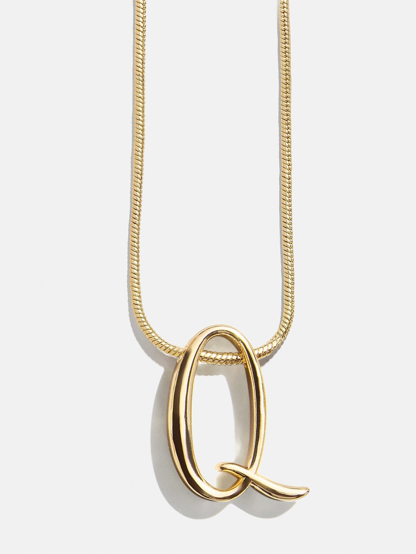 Classic Script Initial Necklace - Classic Script