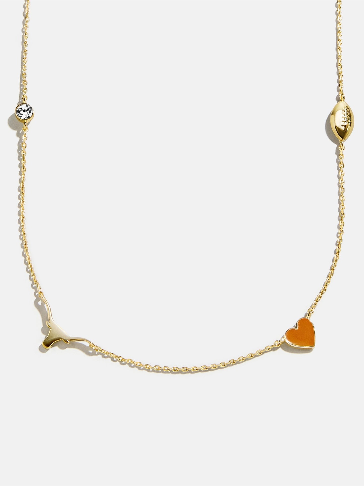 University of Texas at Austin Spaced Charm Necklace - University of Texas at Austin