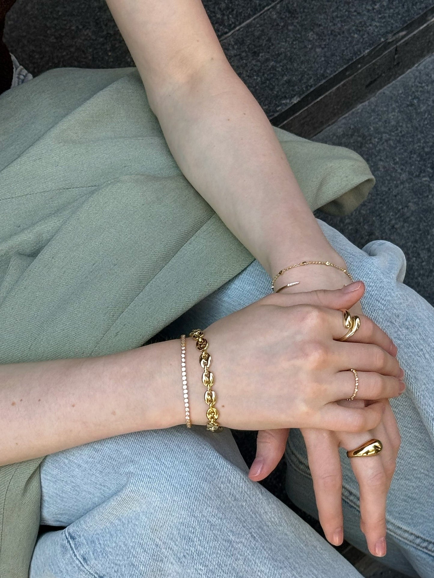 Thalia Gold Bracelet - Gold