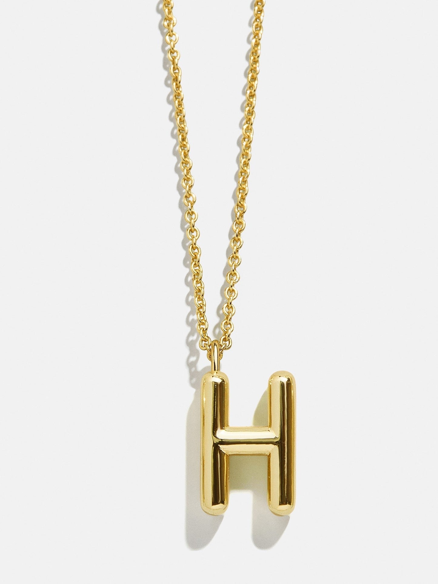 Classic Gold Initial Necklace - Gold Plated Brass
