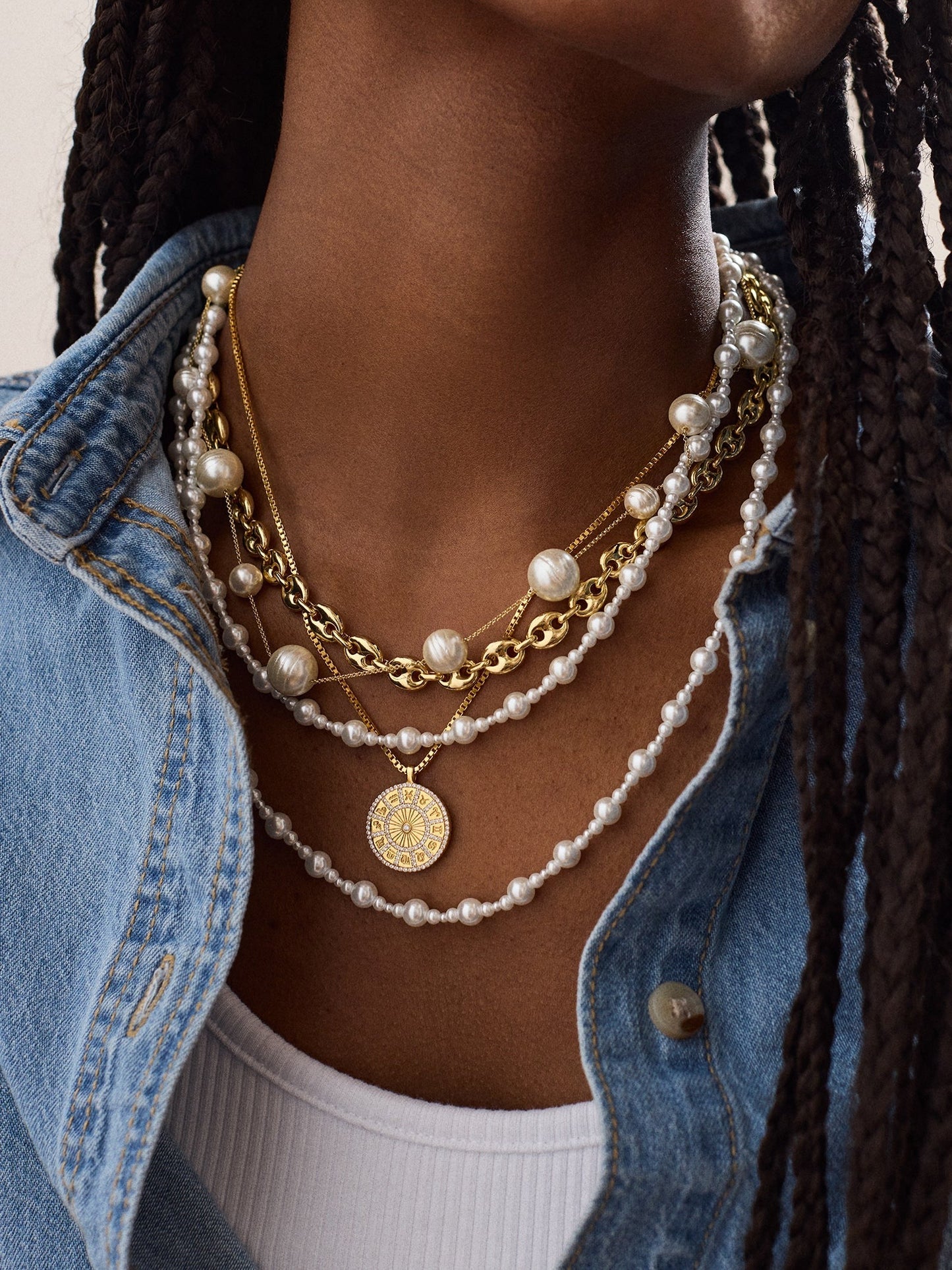 Thalia Necklace - Gold