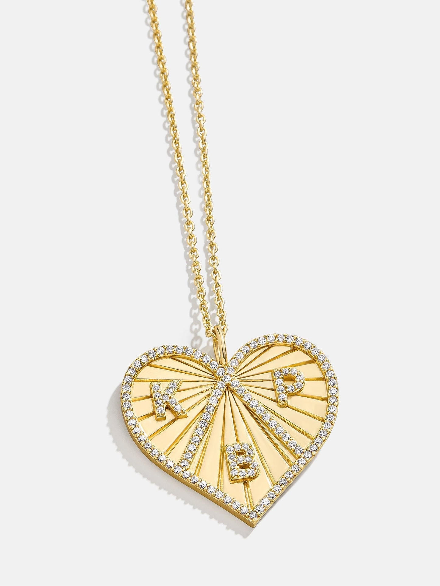 14K Gold Custom Heart Necklace
