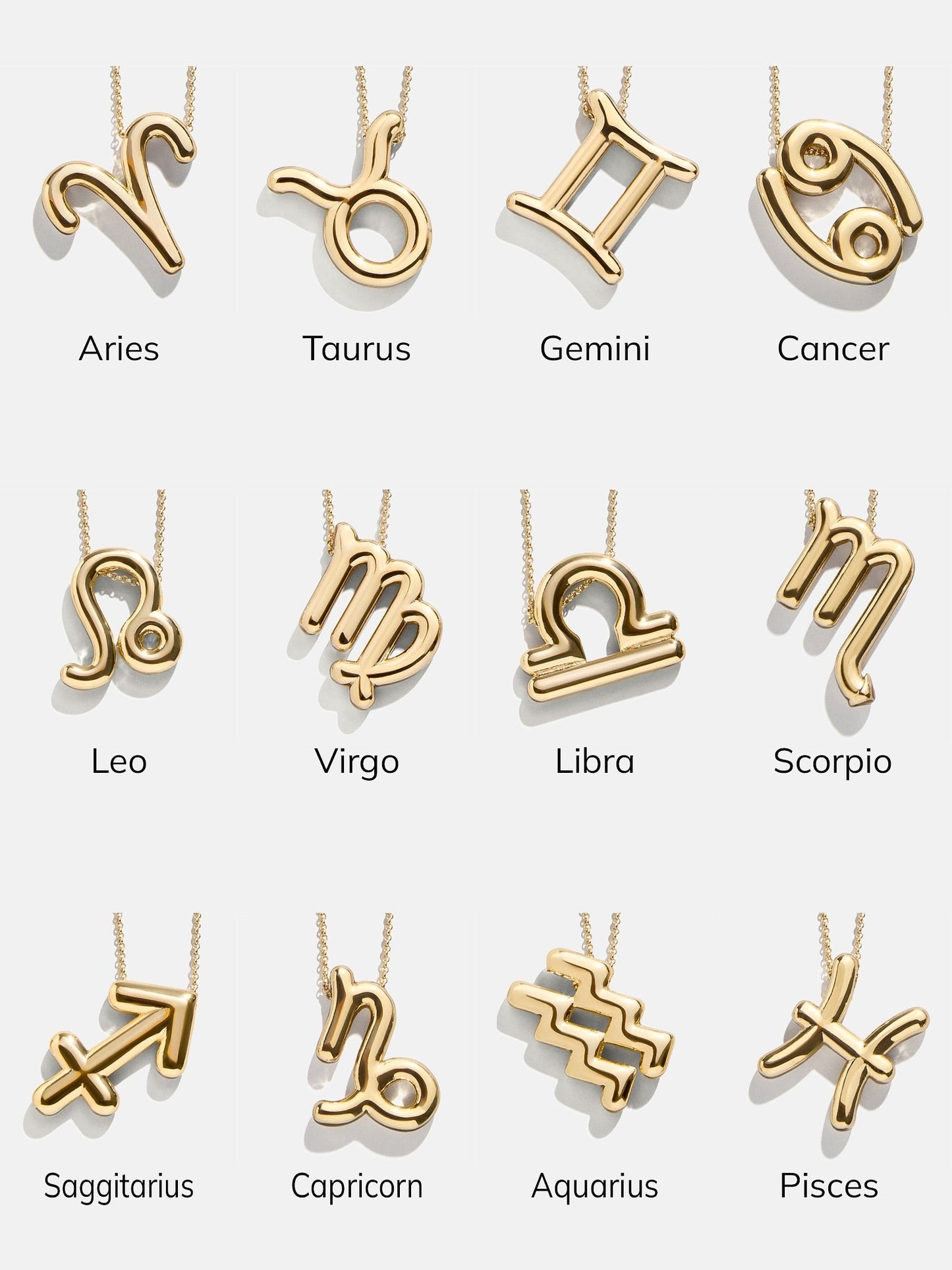 Bubble Zodiac Necklace - Aquarius