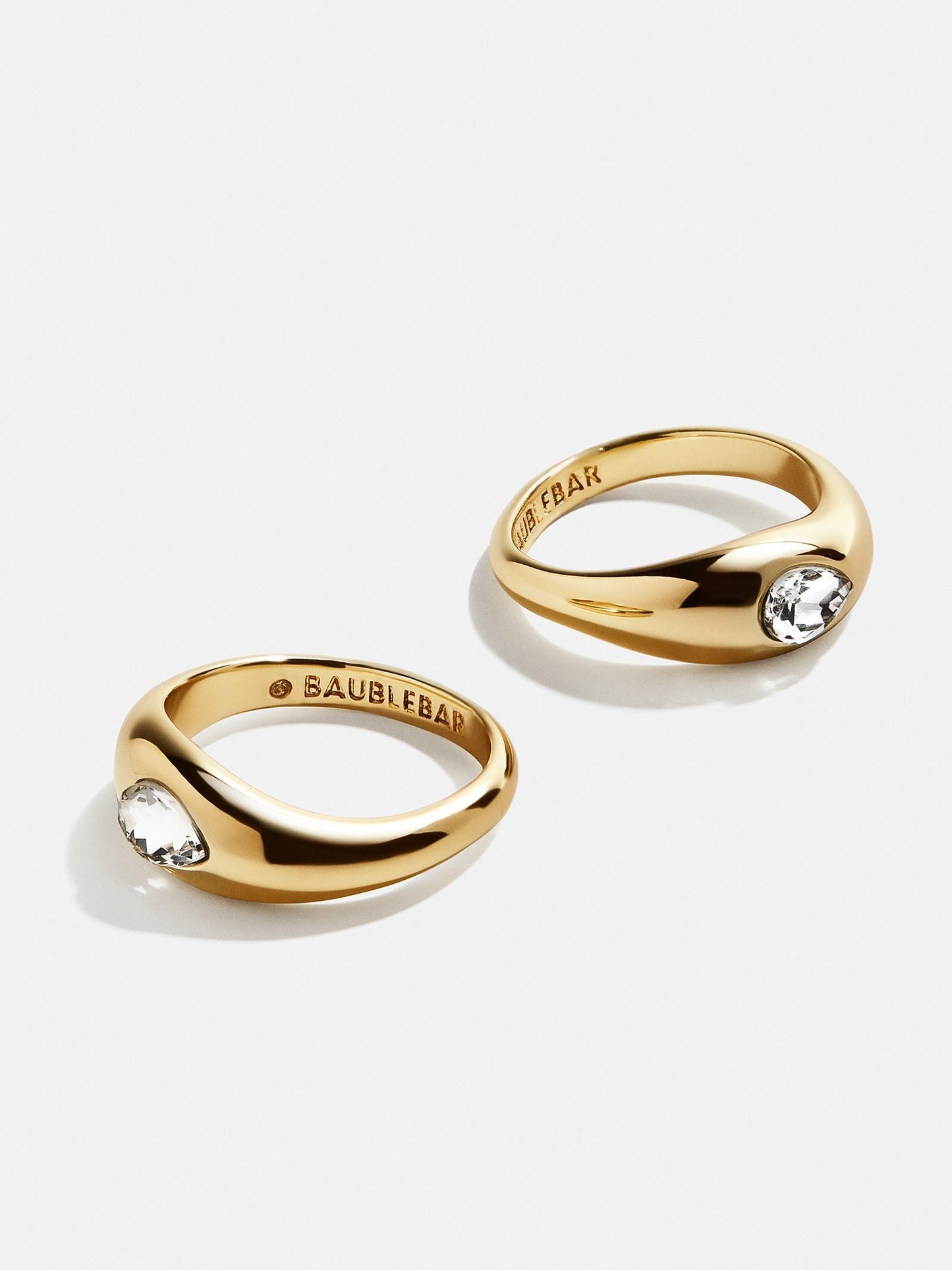 Vanessa Ring Set - Gold/Pavé