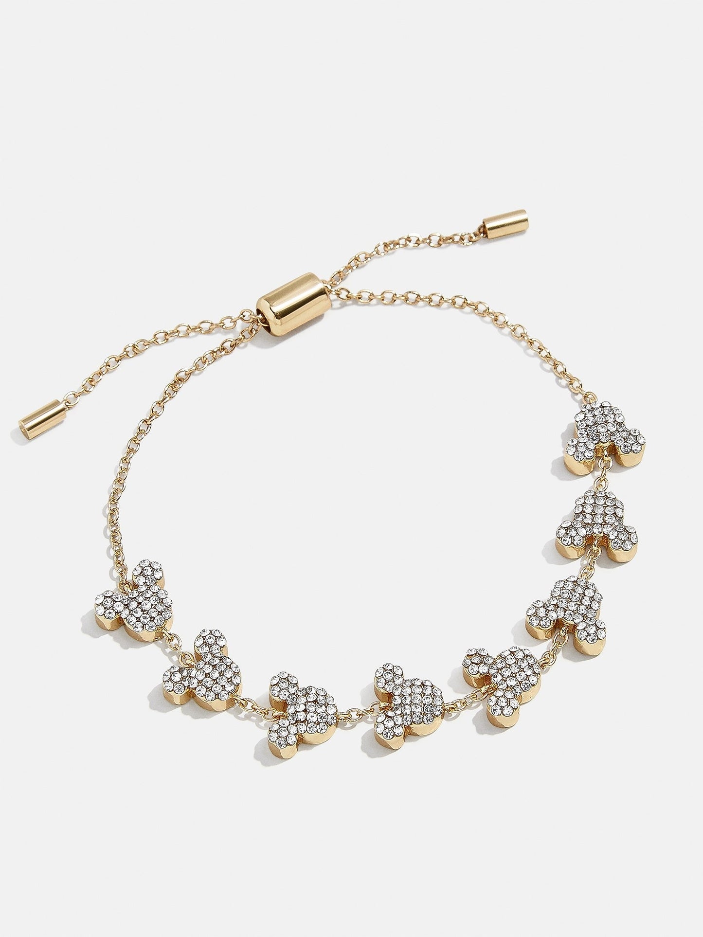Mickey Mouse Disney Pavé Pull-Tie Bracelet