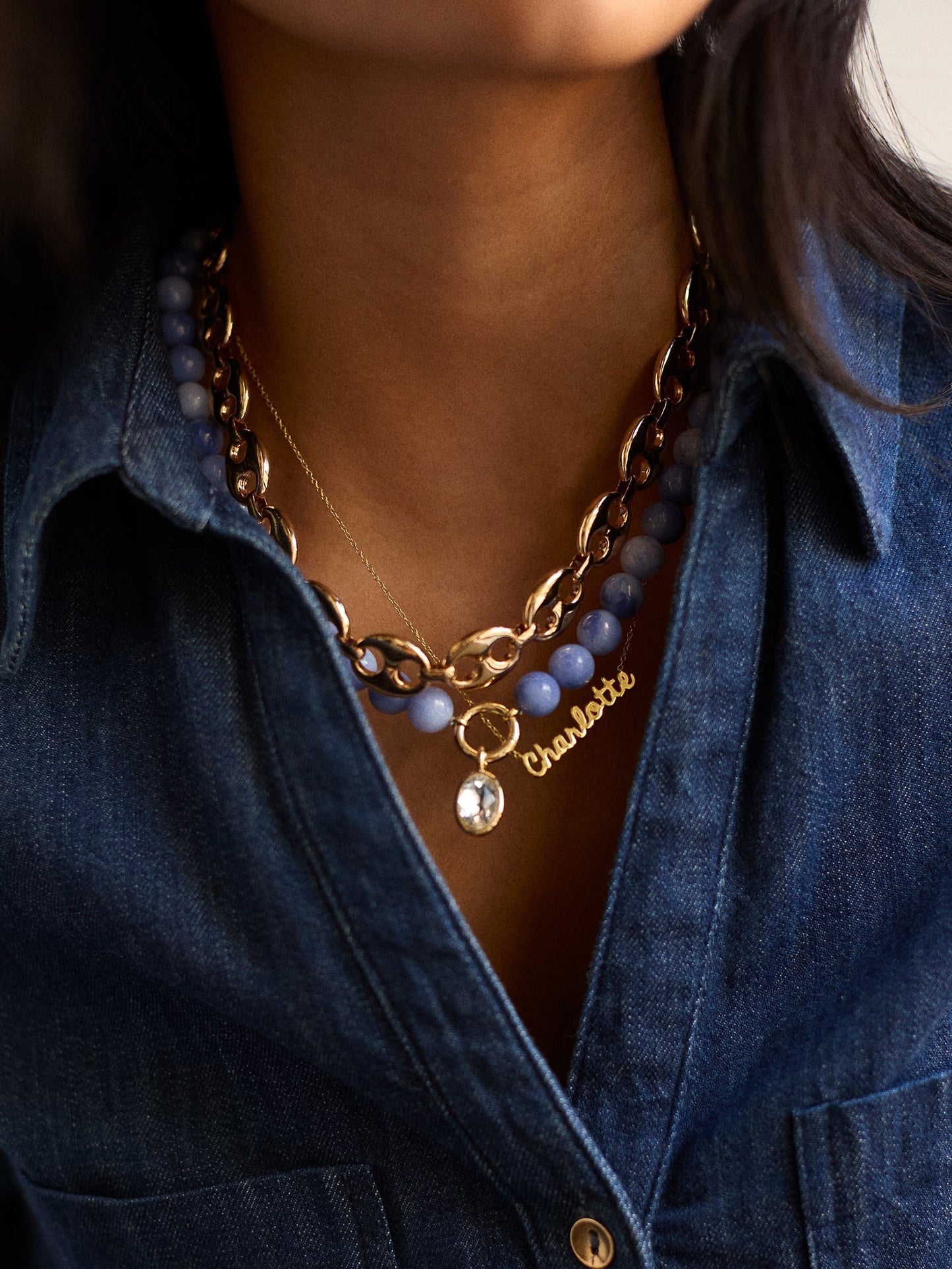 Thalia Necklace - Gold