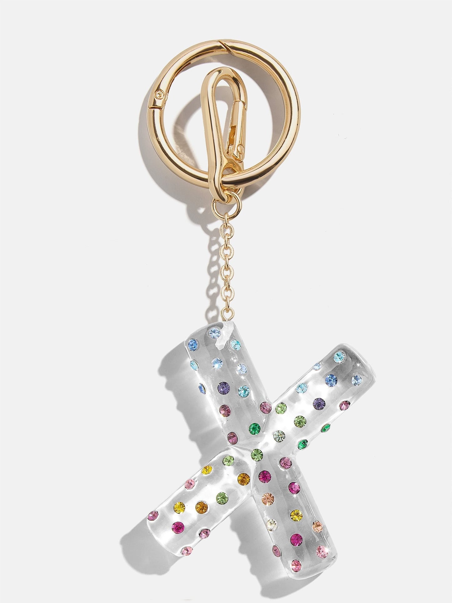 Confetti Initial Bag Charm - Multi