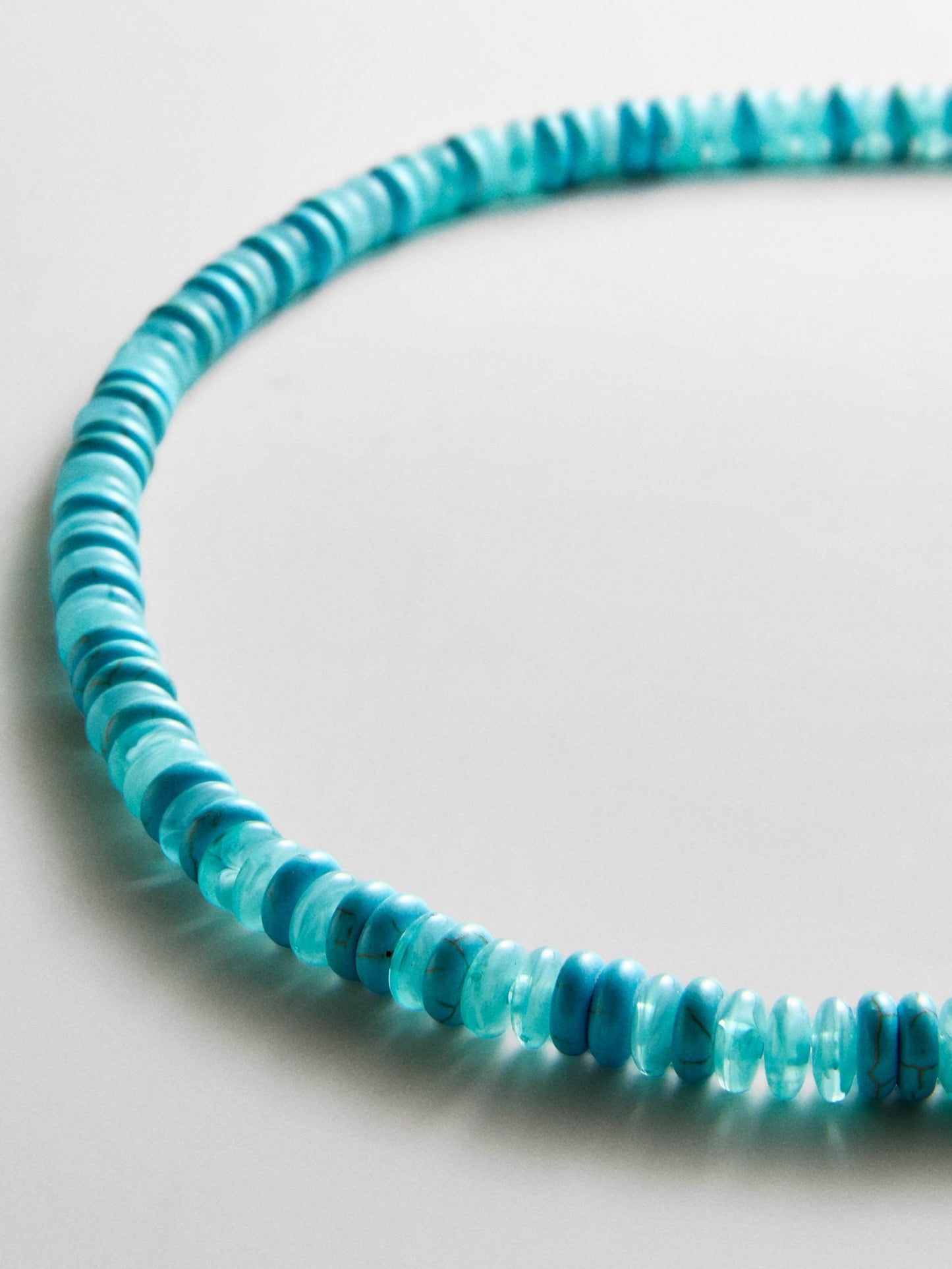 June Semi-Precious Beaded Necklace - Turquoise