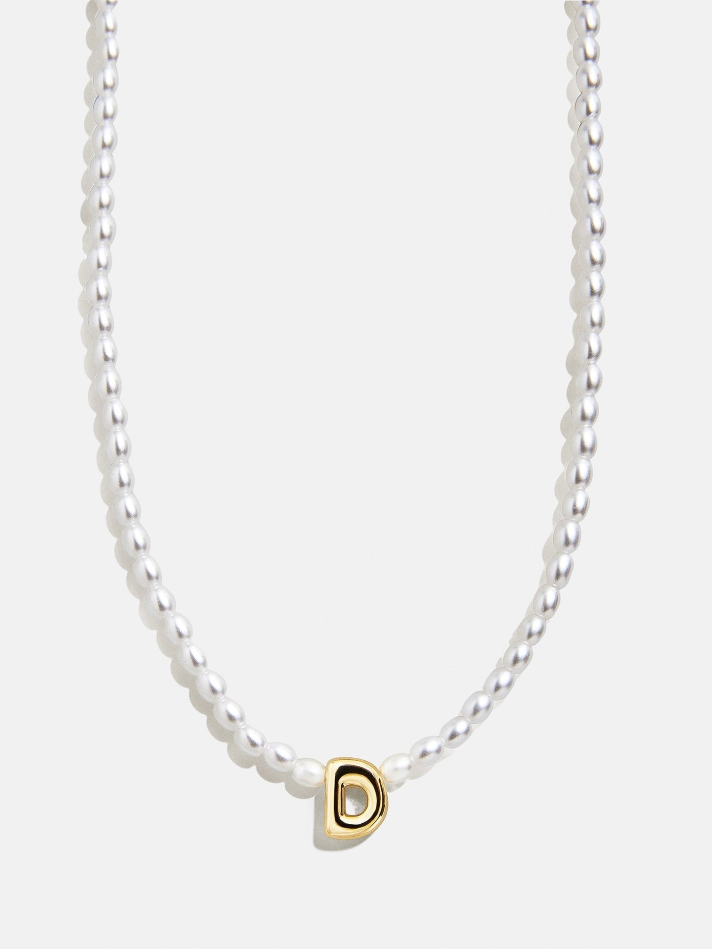 Playful Pearls Kids’ Initial Necklace - Gold/Pearl