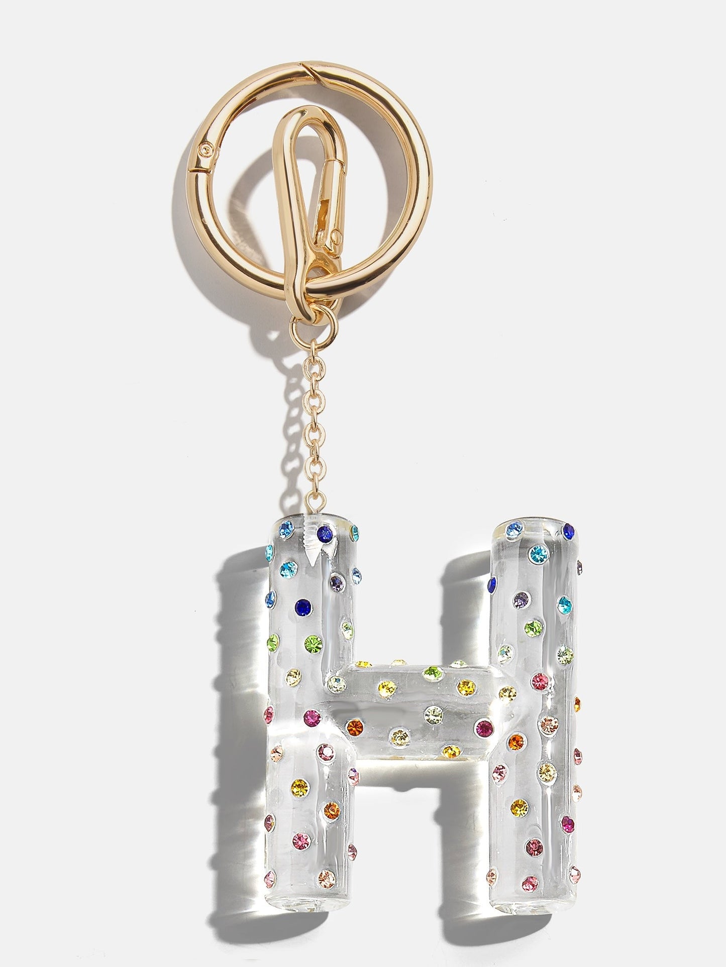 Confetti Initial Bag Charm - Multi