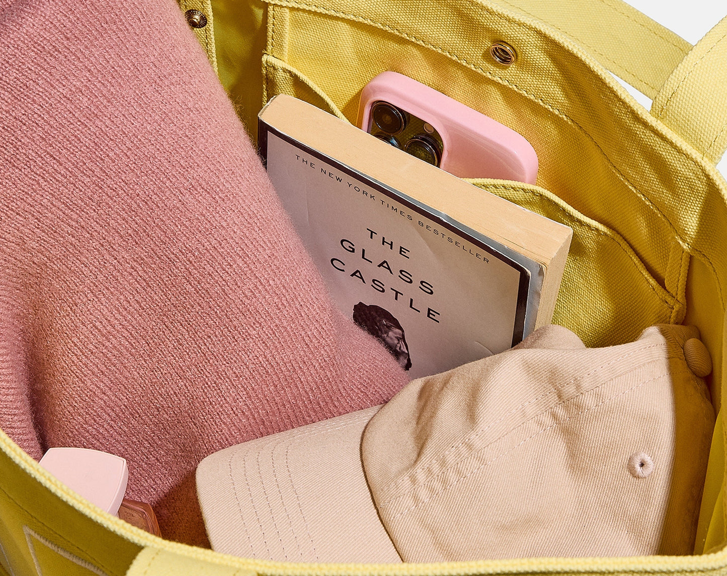 Solid Custom Alpha Tote - Butter Yellow