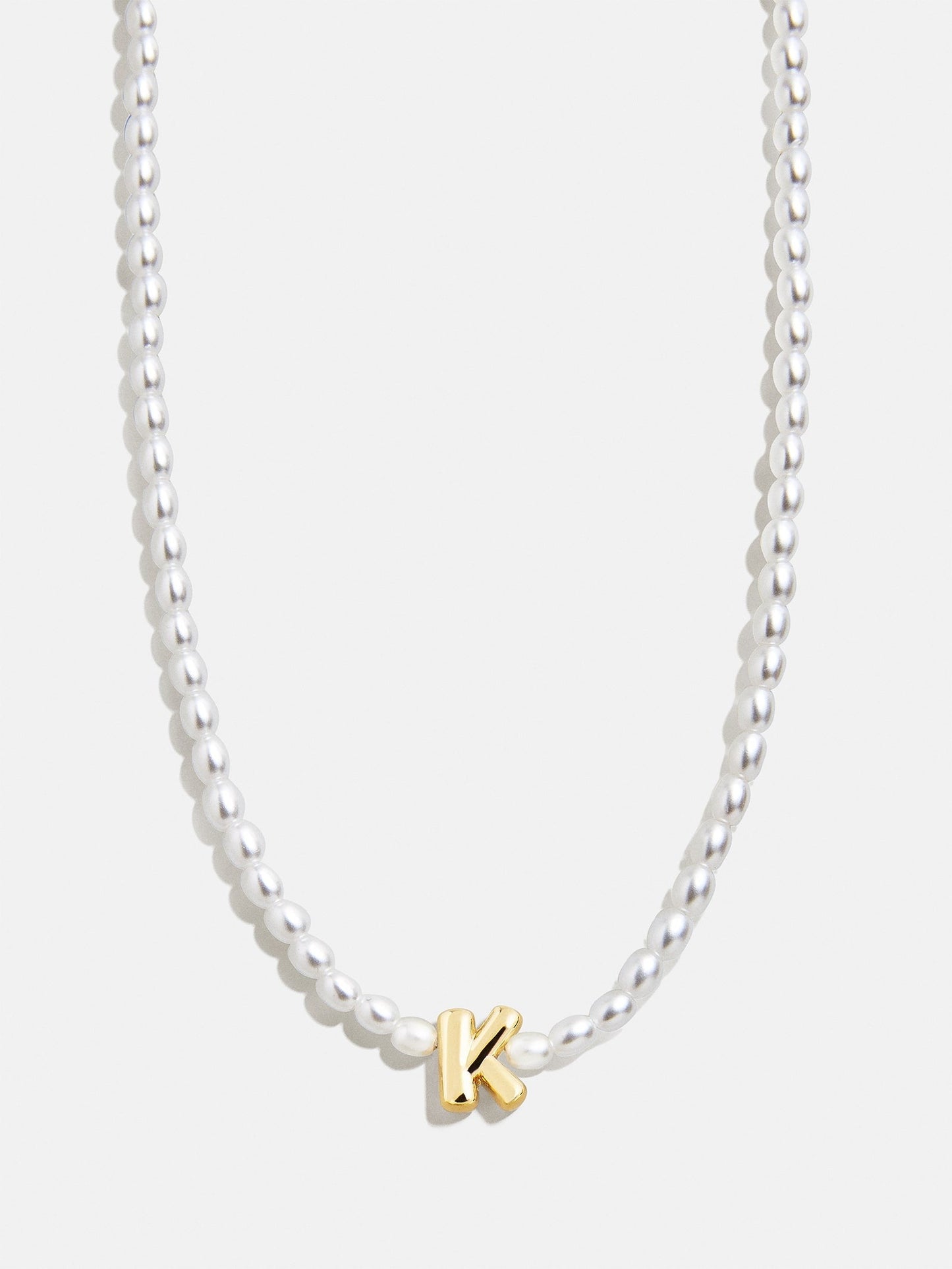 Playful Pearls Kids’ Initial Necklace - Gold/Pearl