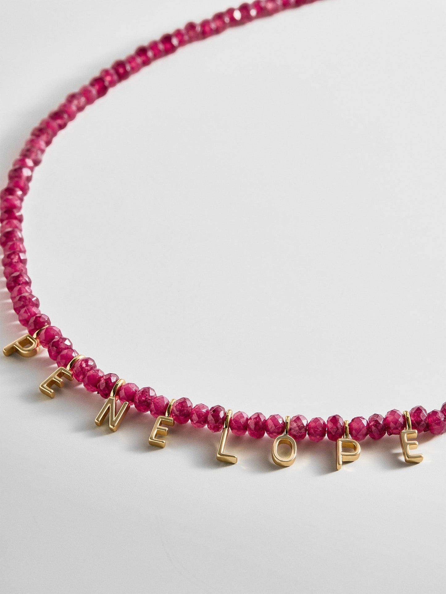Mini Semi-Precious Custom Necklace - Red Jasper