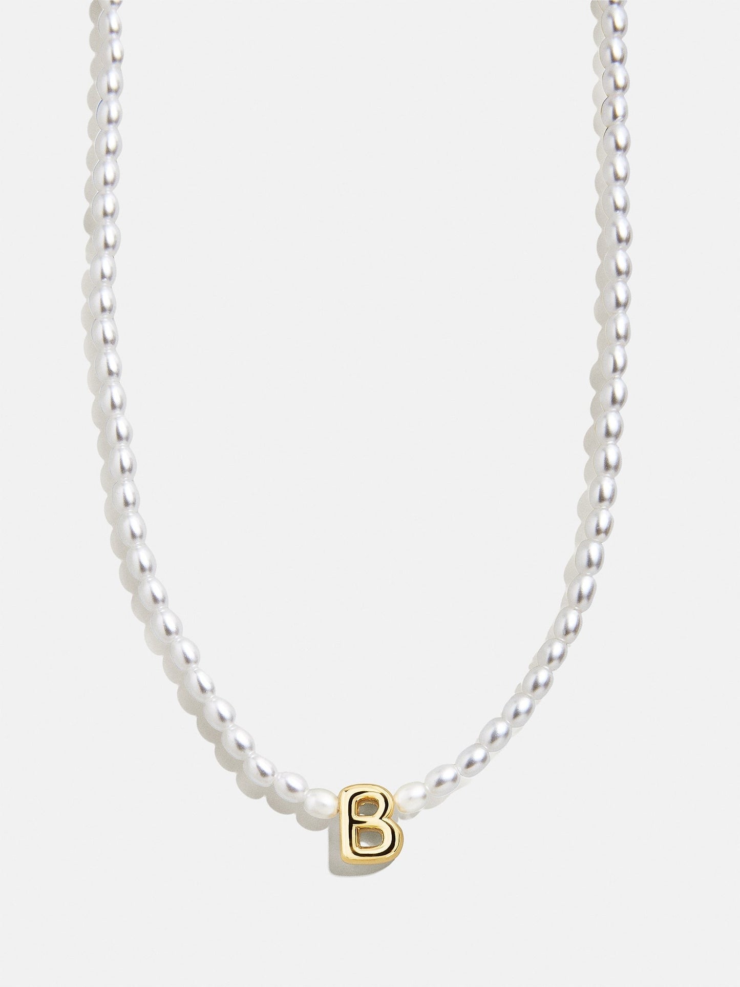 Playful Pearls Kids’ Initial Necklace - Gold/Pearl