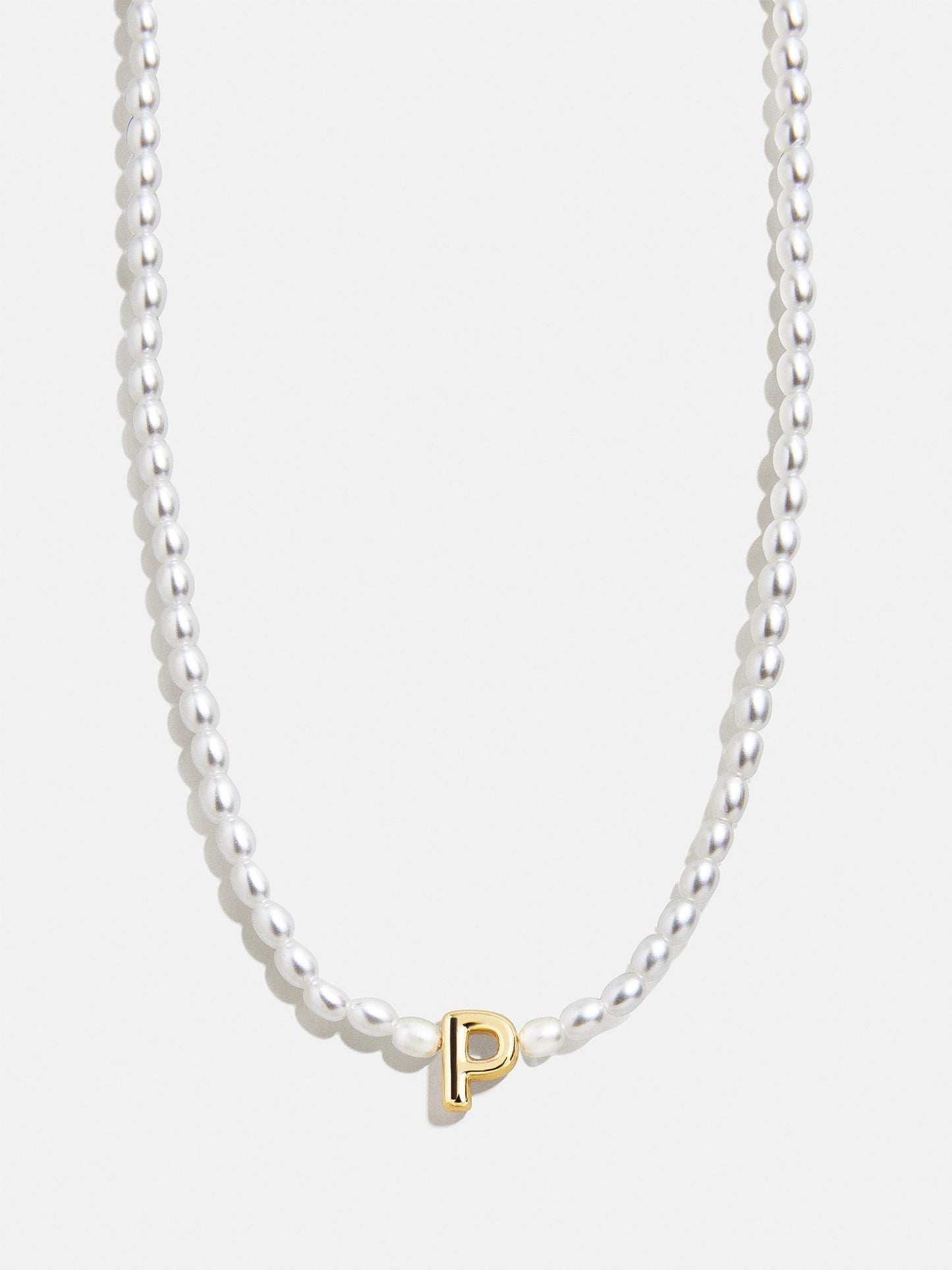 Playful Pearls Kids’ Initial Necklace - Gold/Pearl