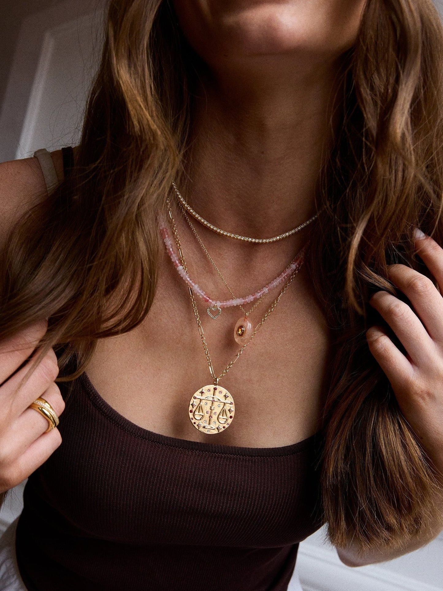 Zodiac Pendant Necklace - Virgo
