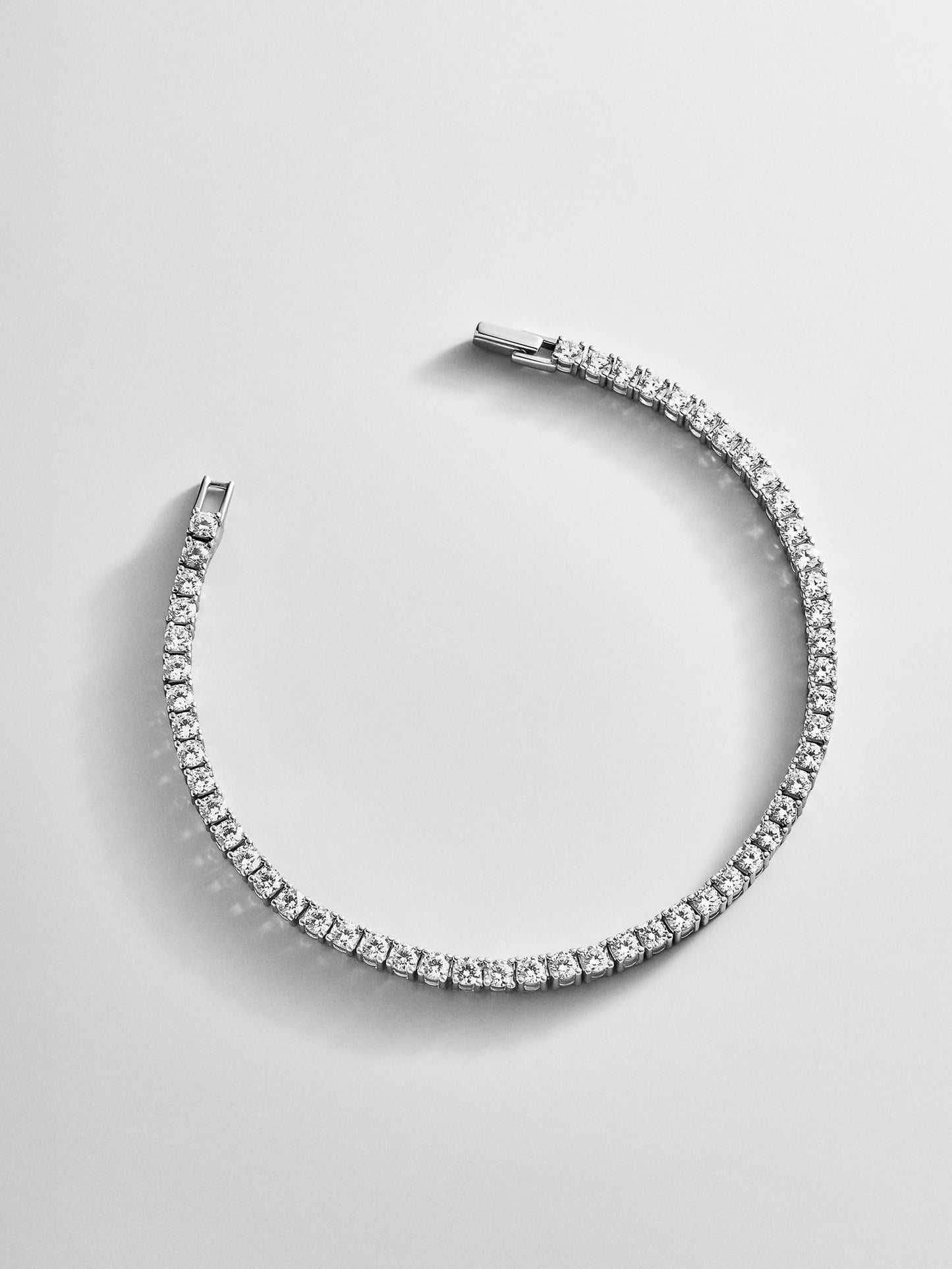 Billie Sterling Silver Tennis Bracelet - Sterling Silver