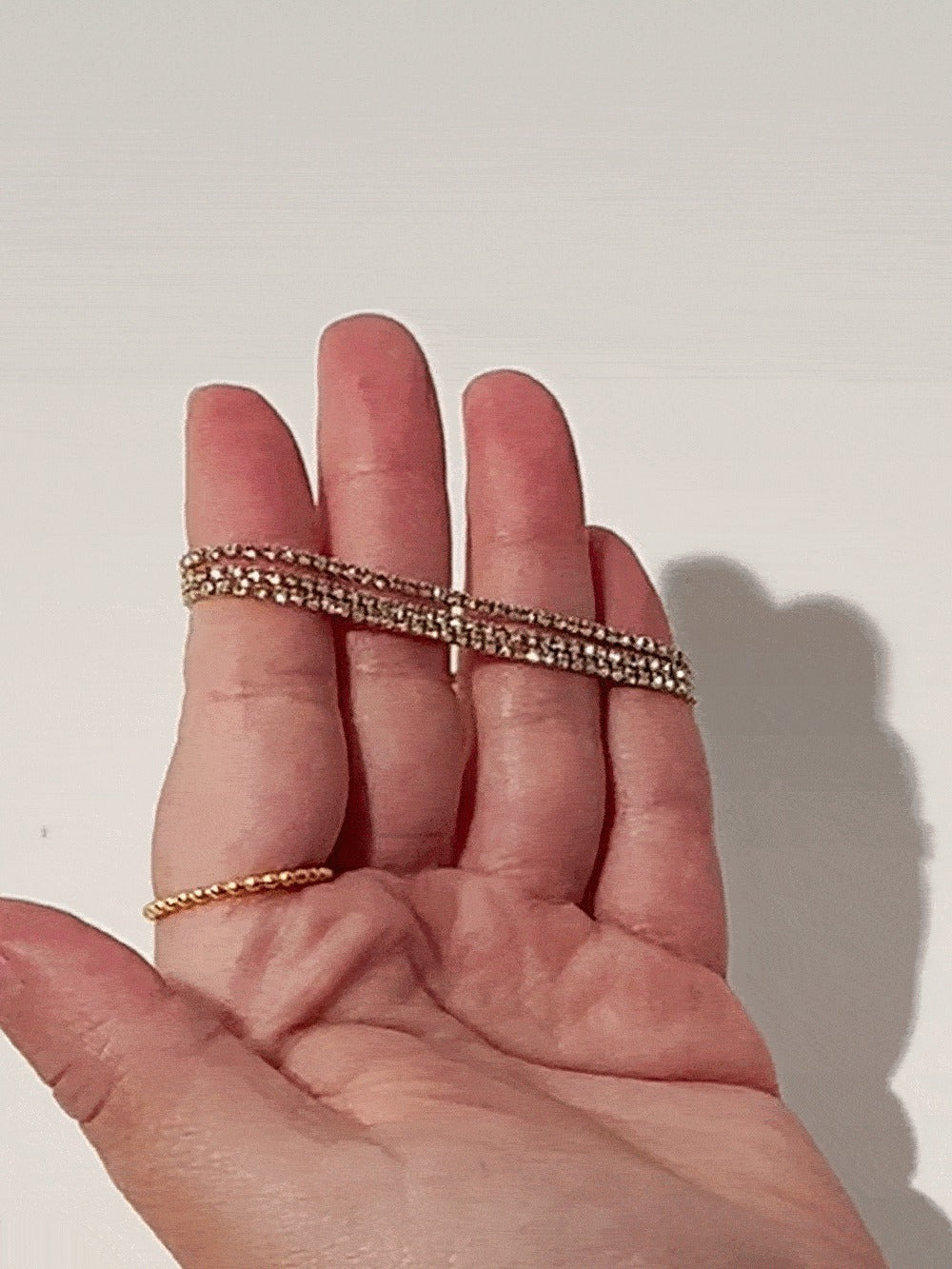Click & Go Custom Bracelet - Gold/Pavé
