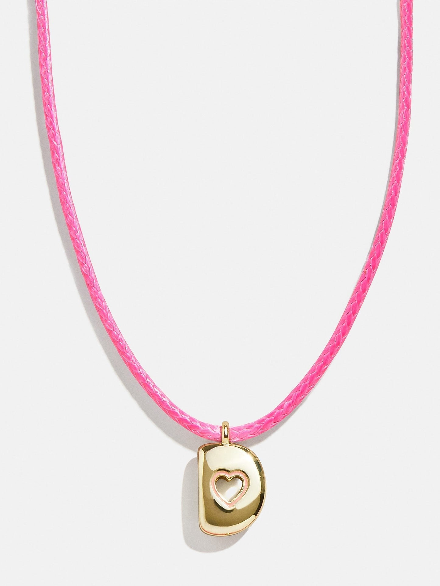 Pretty in Pink Kids Initial Necklace - Light Pink