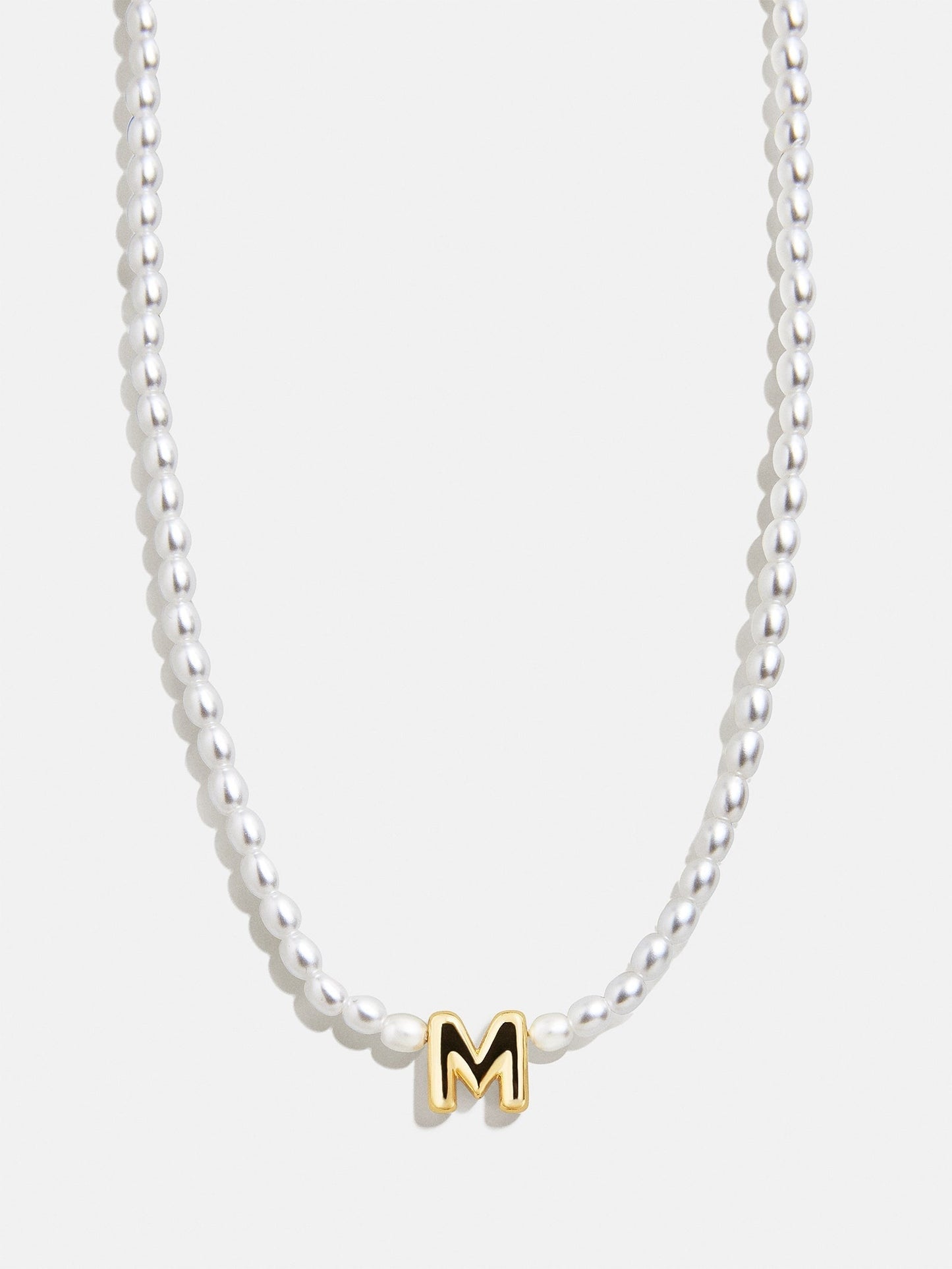 Playful Pearls Kids’ Initial Necklace - Gold/Pearl