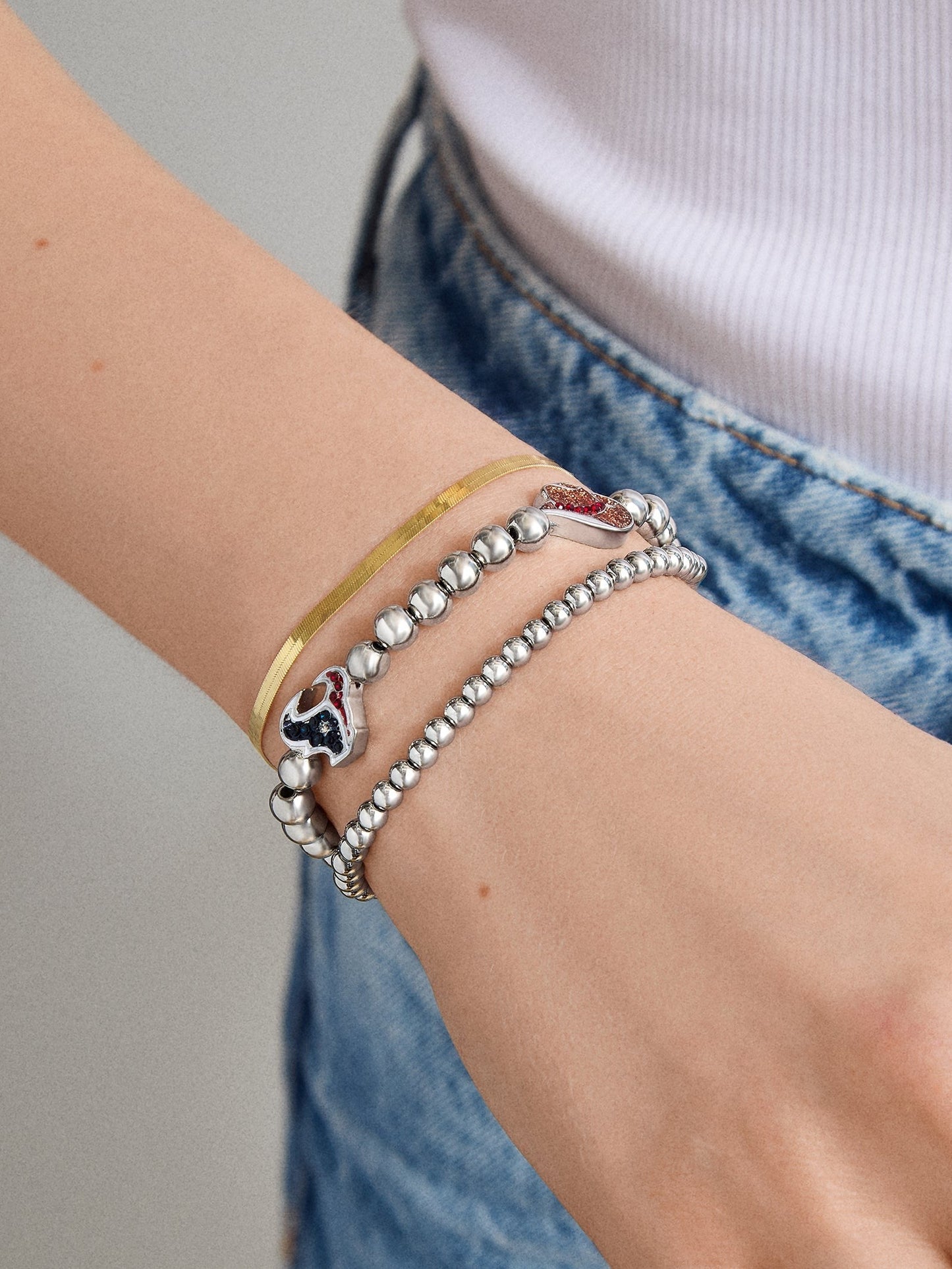 NFL Pisa Charm Bracelet - Houston Texans