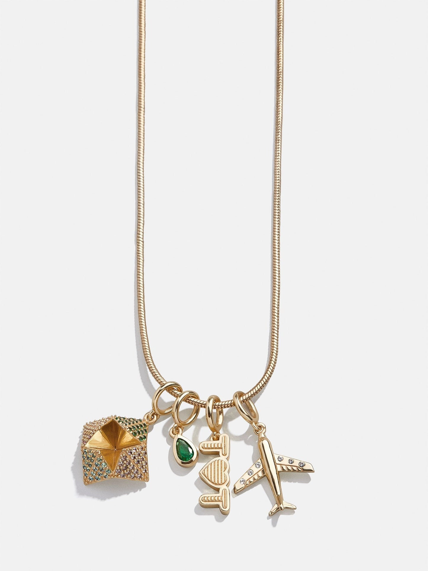 Heart Custom Initial Charm - Gold