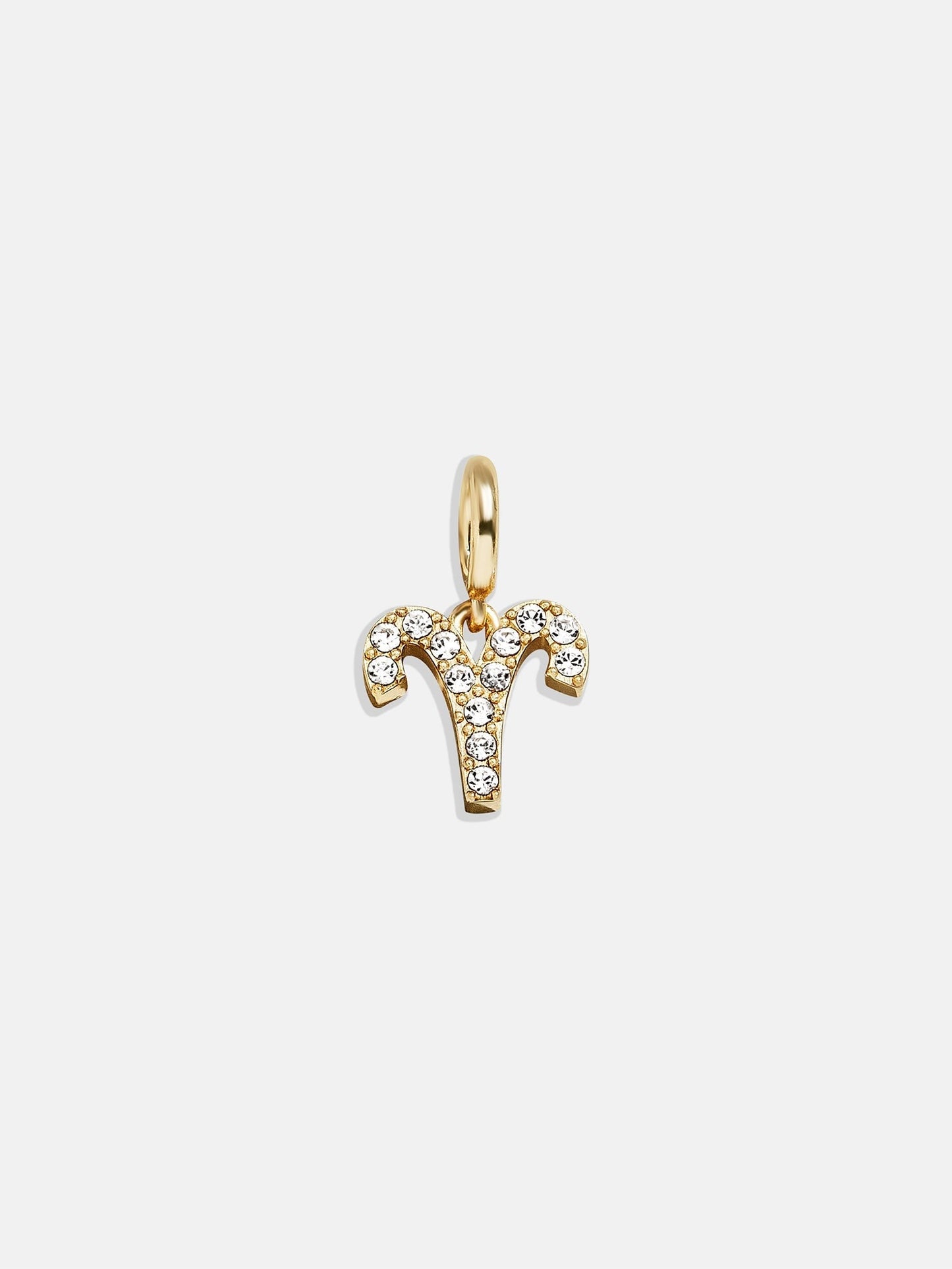 Pavé Zodiac Symbol Cluster Charm - Aries