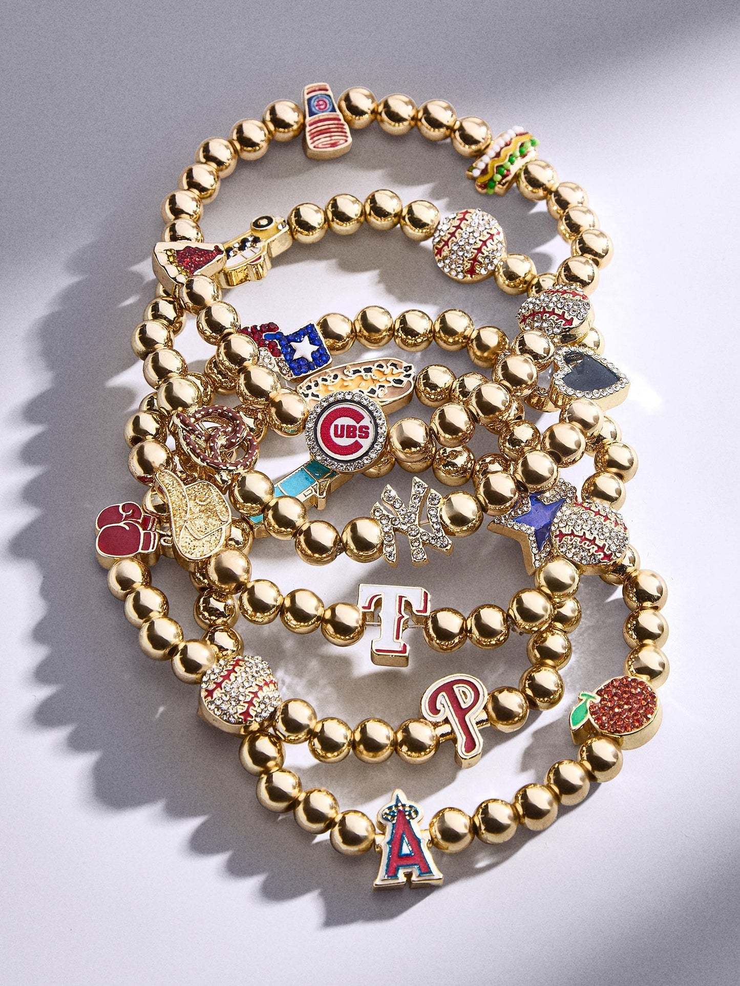 MLB Pisa Charm Bracelet - Atlanta Braves