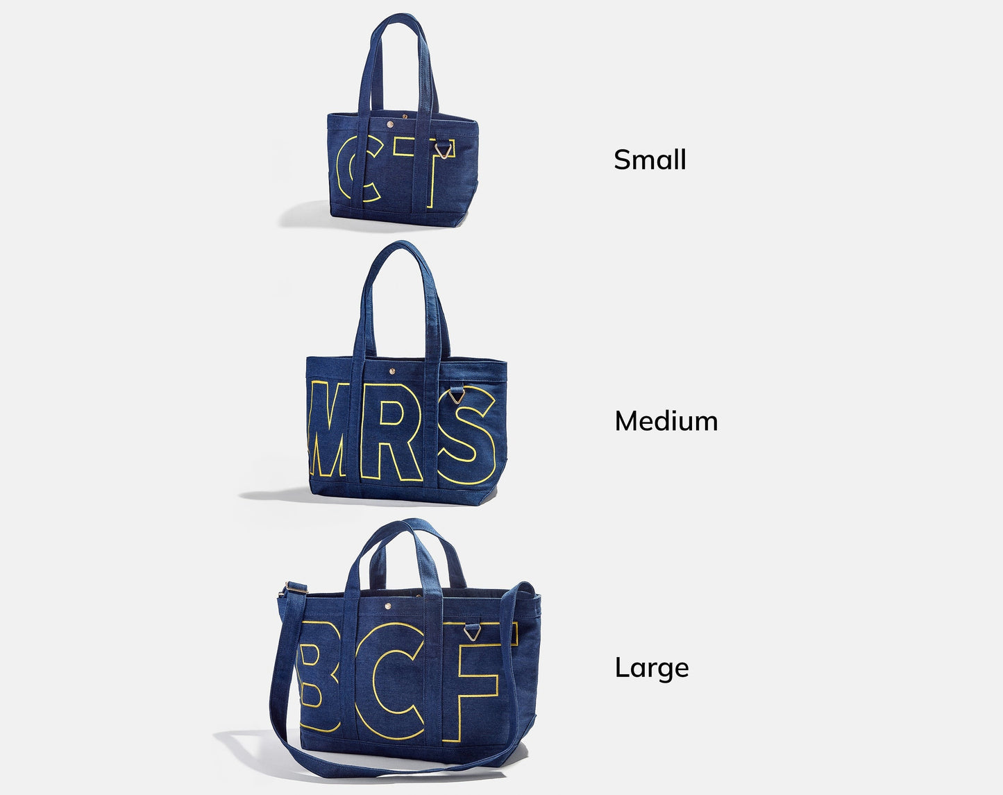 Solid Custom Alpha Tote - Dark Denim
