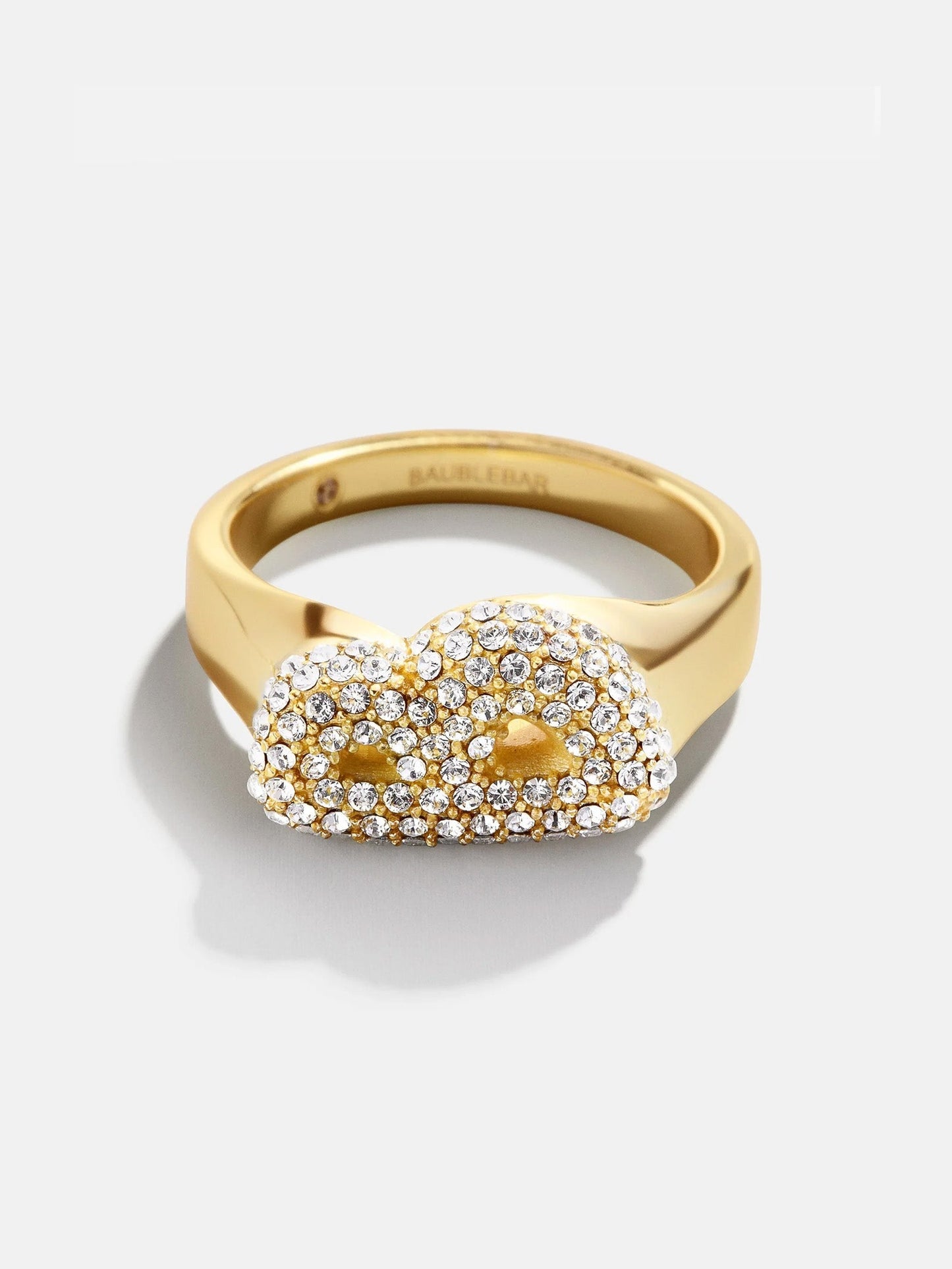 Mini Bubble Initial Ring - S
