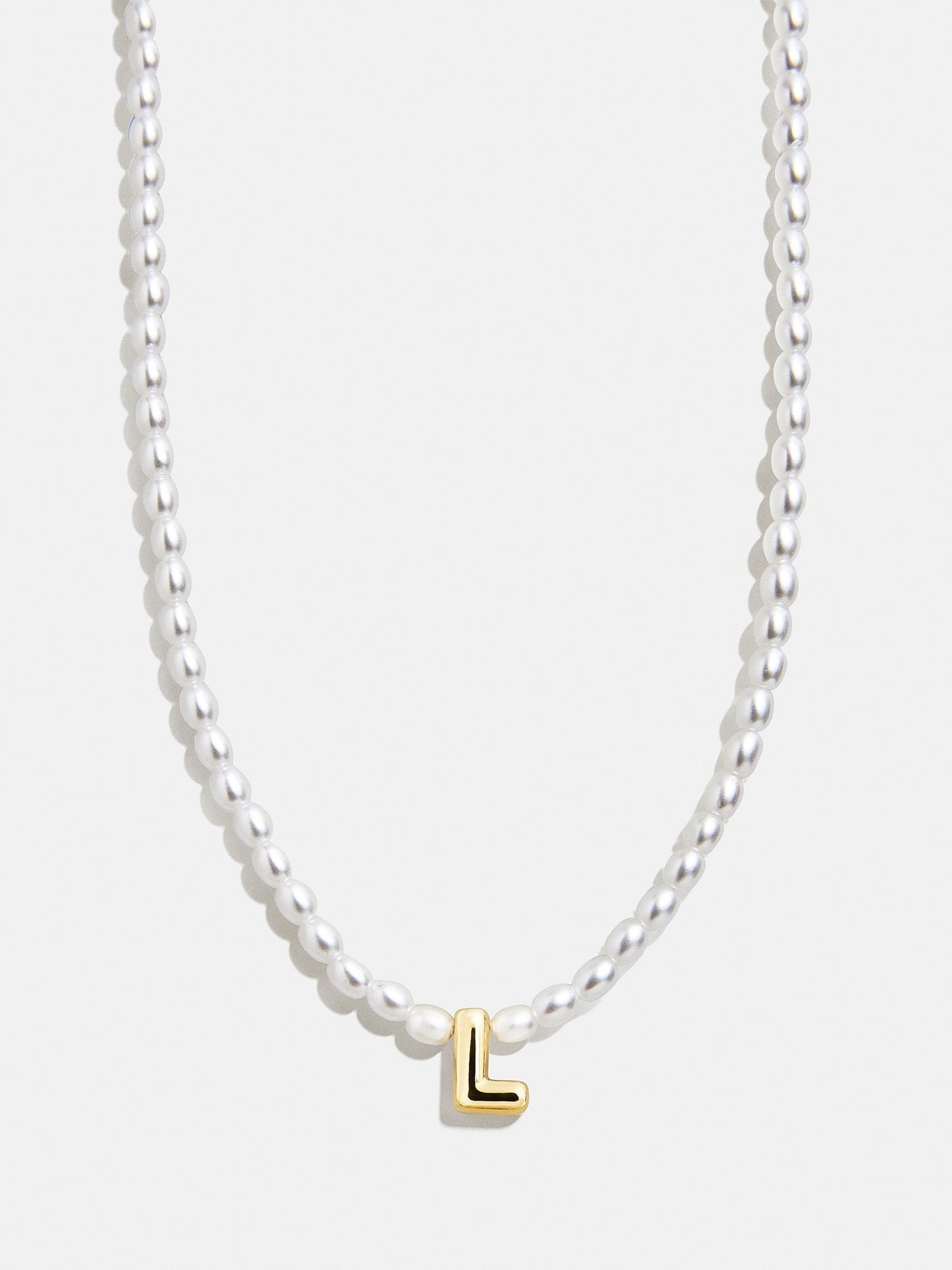 Playful Pearls Kids’ Initial Necklace - Gold/Pearl