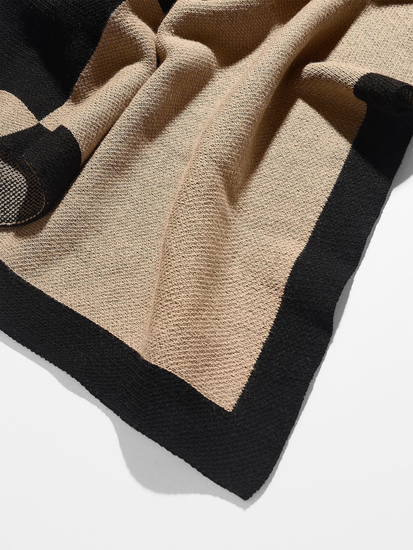 Spell It Out Custom Blanket - Tan/Black