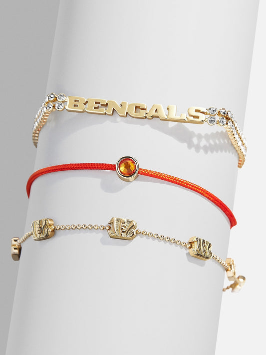 NFL Bracelet Set - Cincinnati Bengals