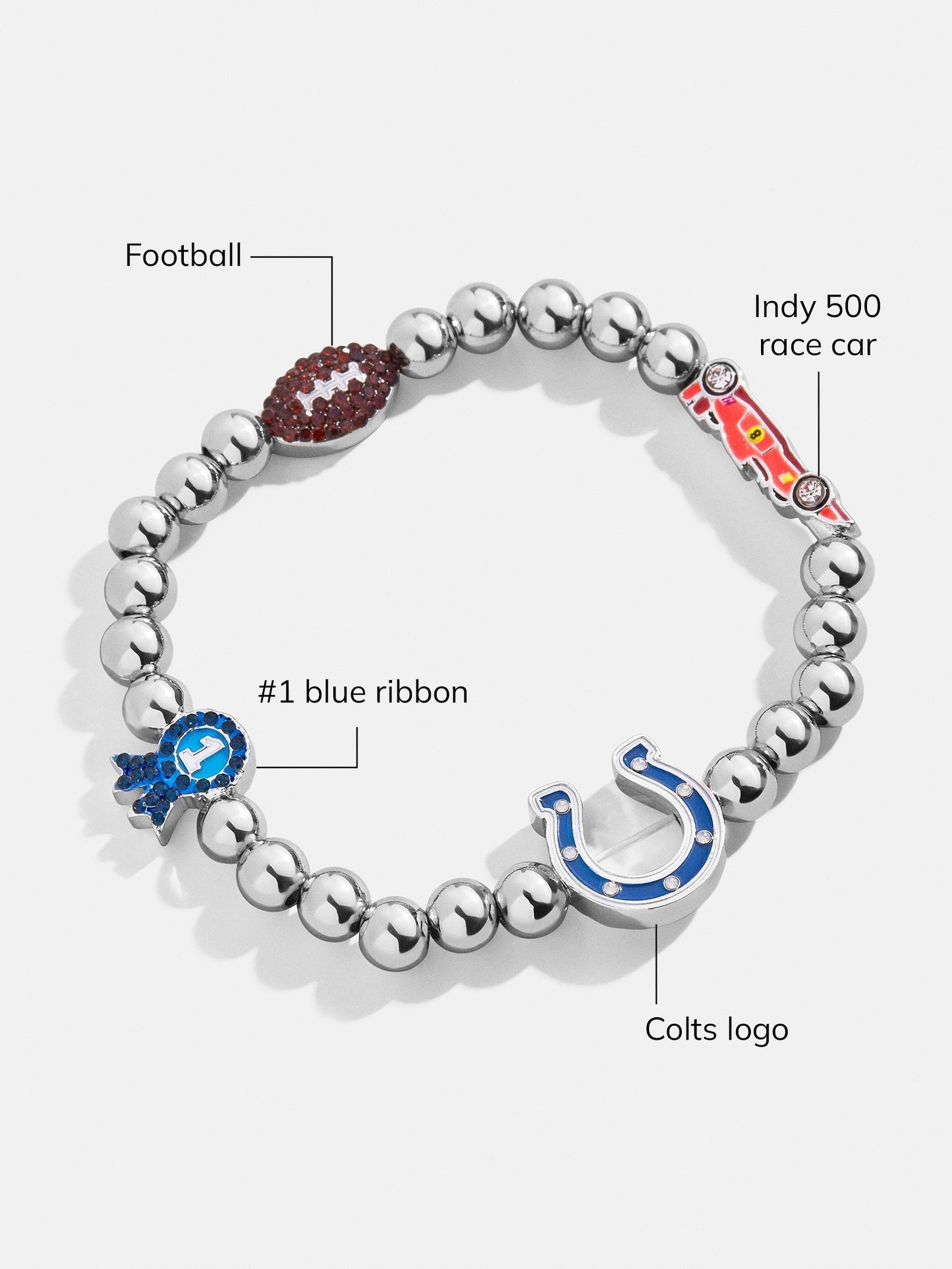 NFL Pisa Charm Bracelet - Indianapolis Colts