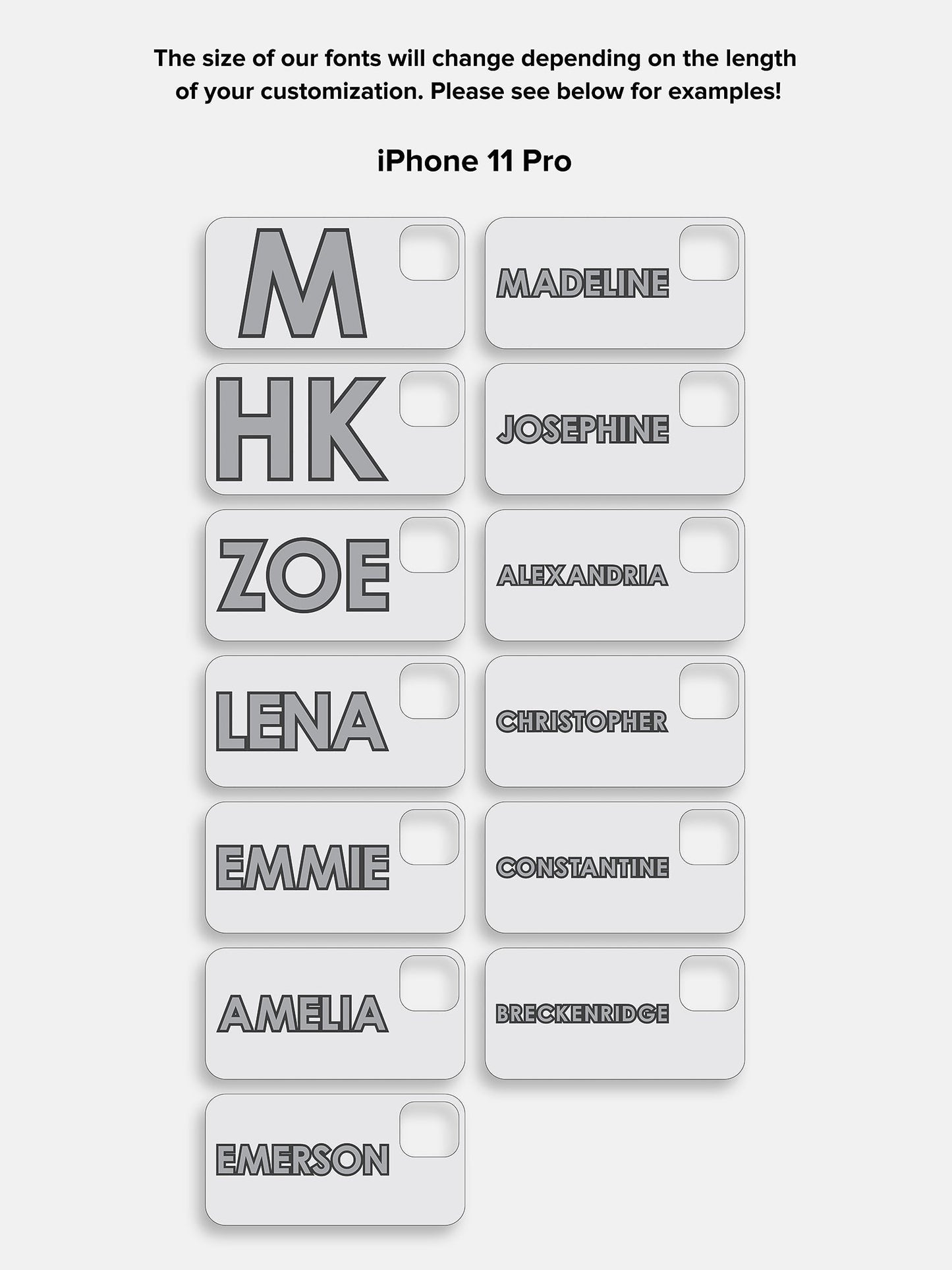 Block Font Custom iPhone Case - Green/Light Pink