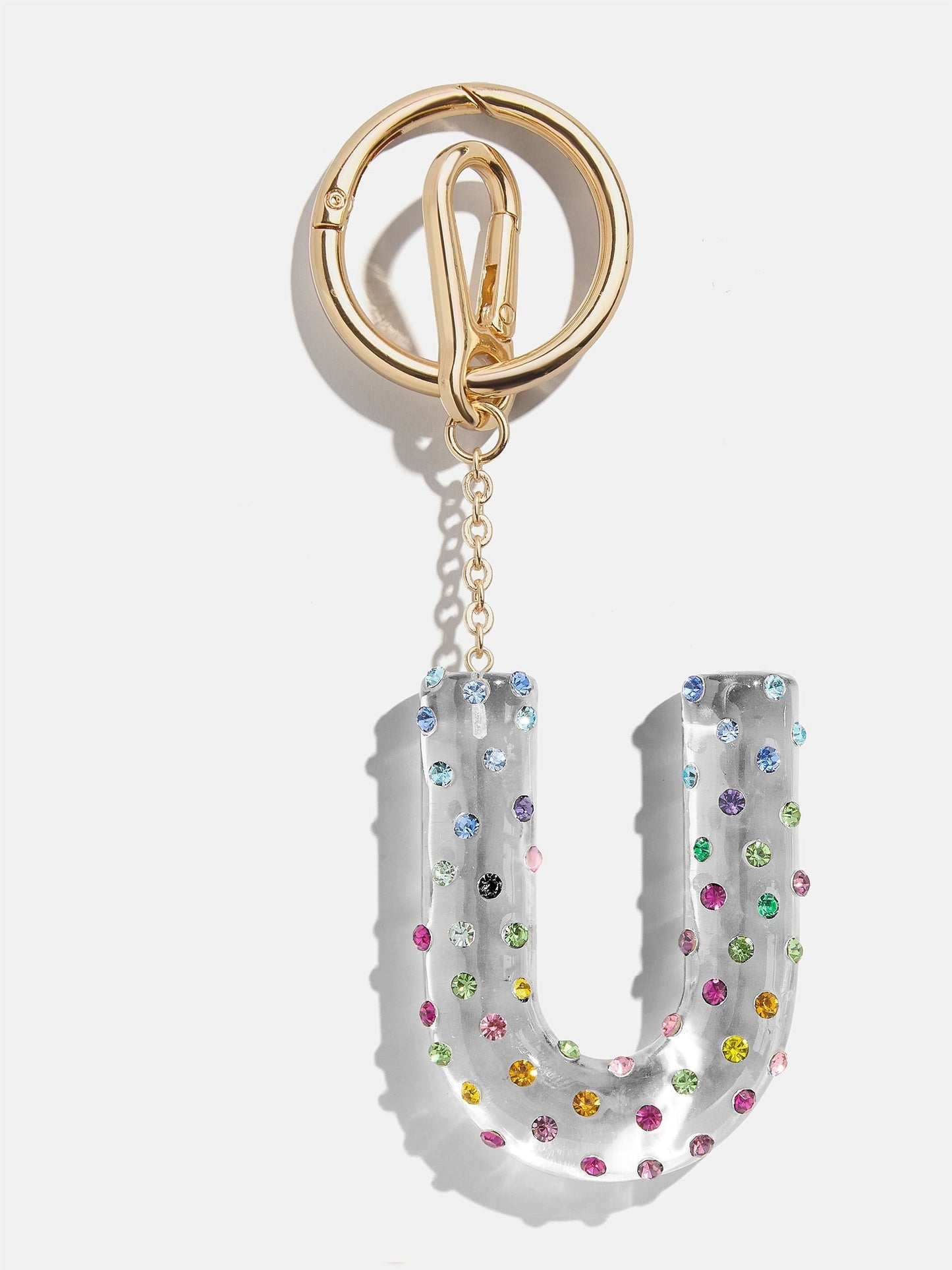 Confetti Initial Bag Charm - Multi