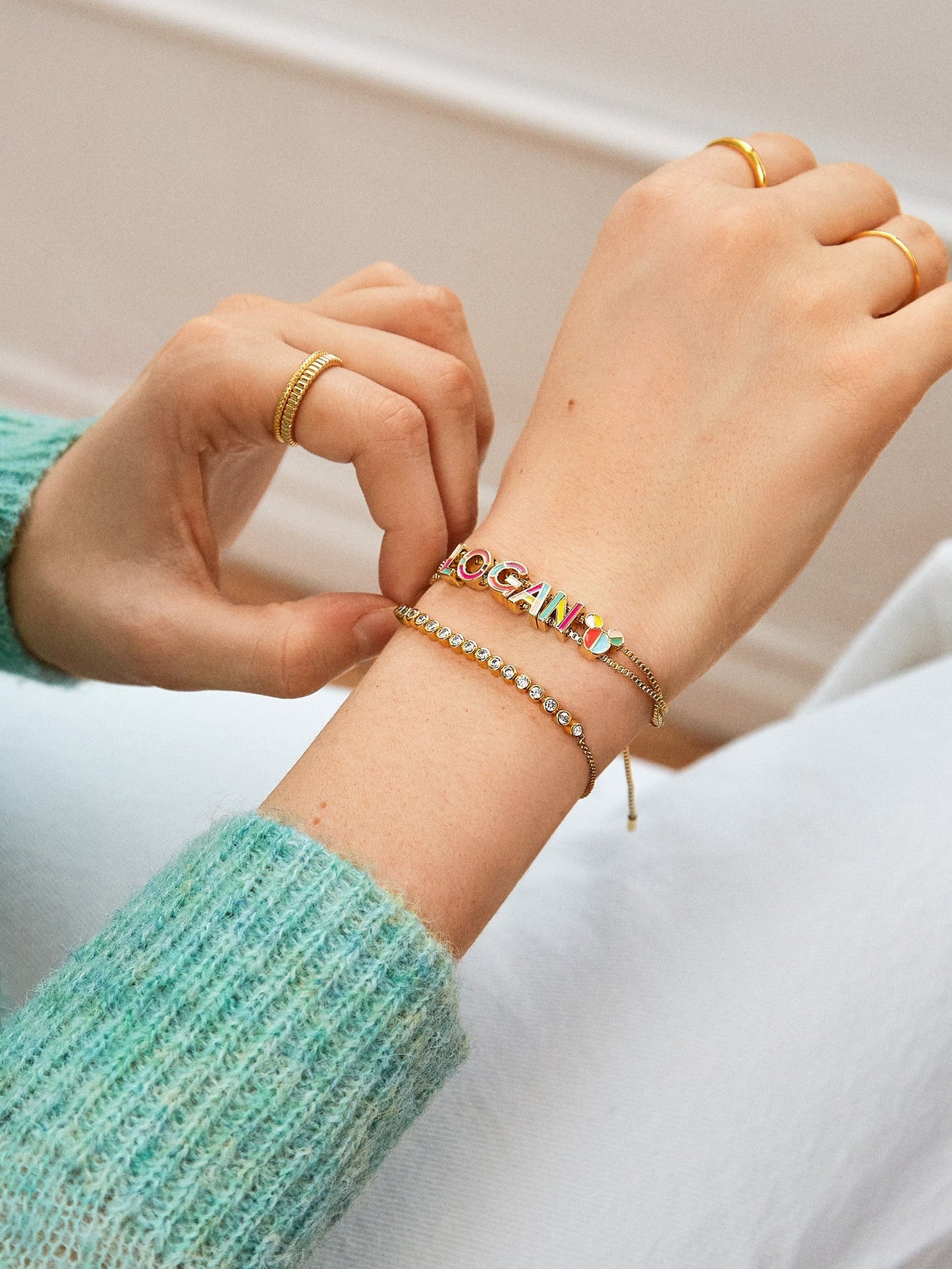 Mickey Mouse Disney Custom Slider Bracelet - Multi