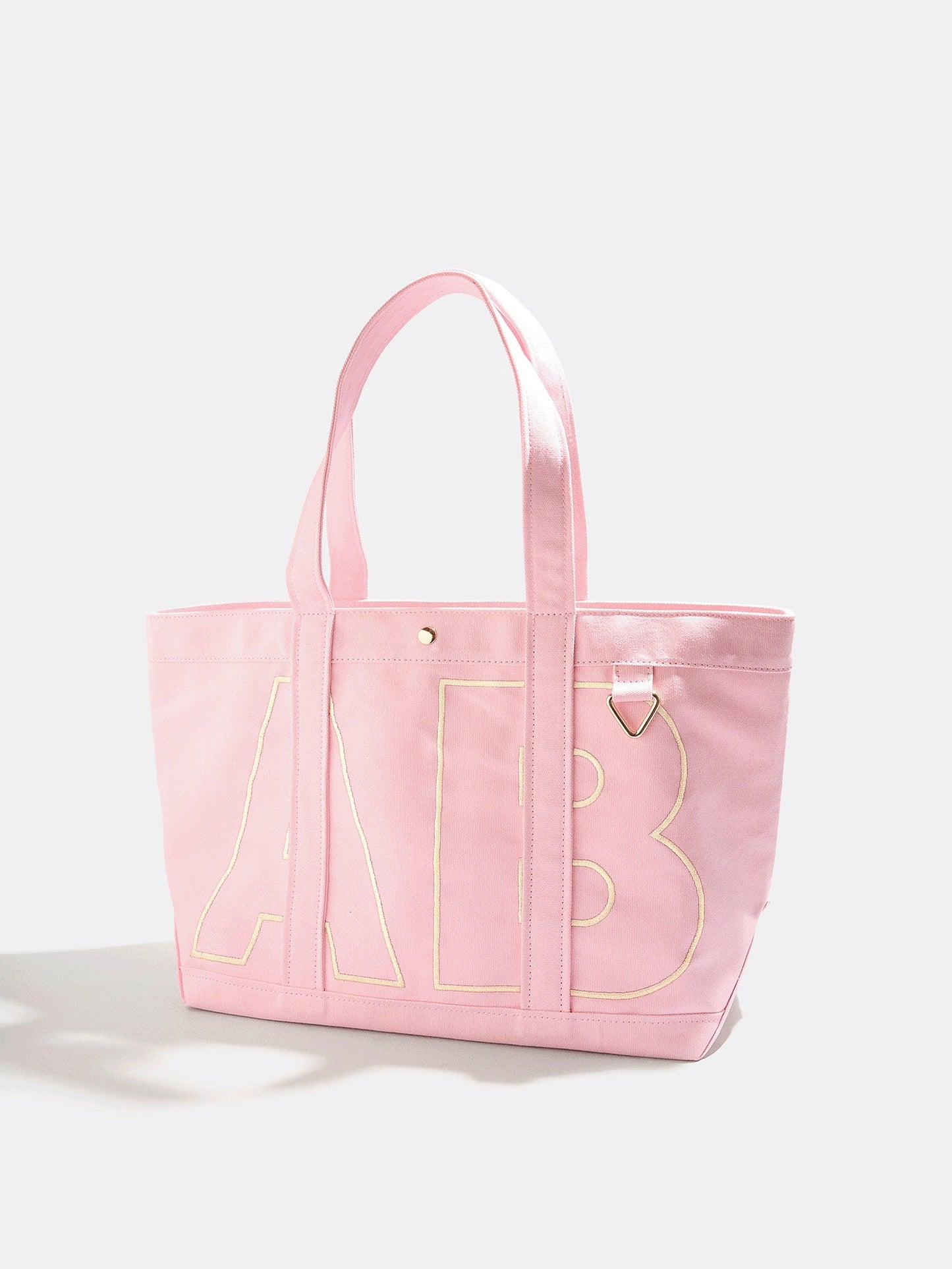 Solid Custom Alpha Tote - Soft Pink