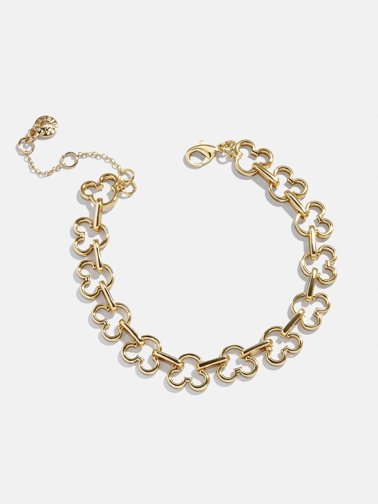 Disney Mickey Mouse Repeating Outline Bracelet - Gold