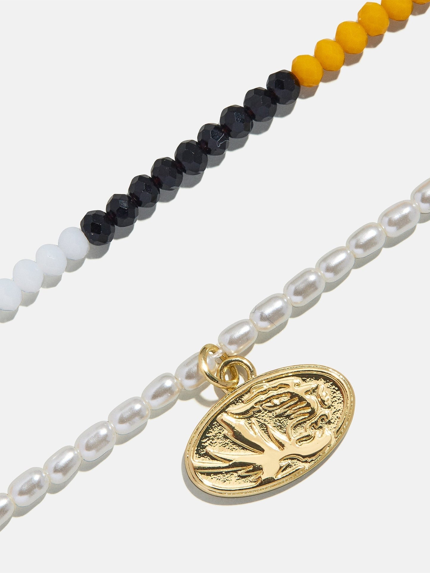 University of Missouri Beaded Logo Necklace Set - University of Missouri
