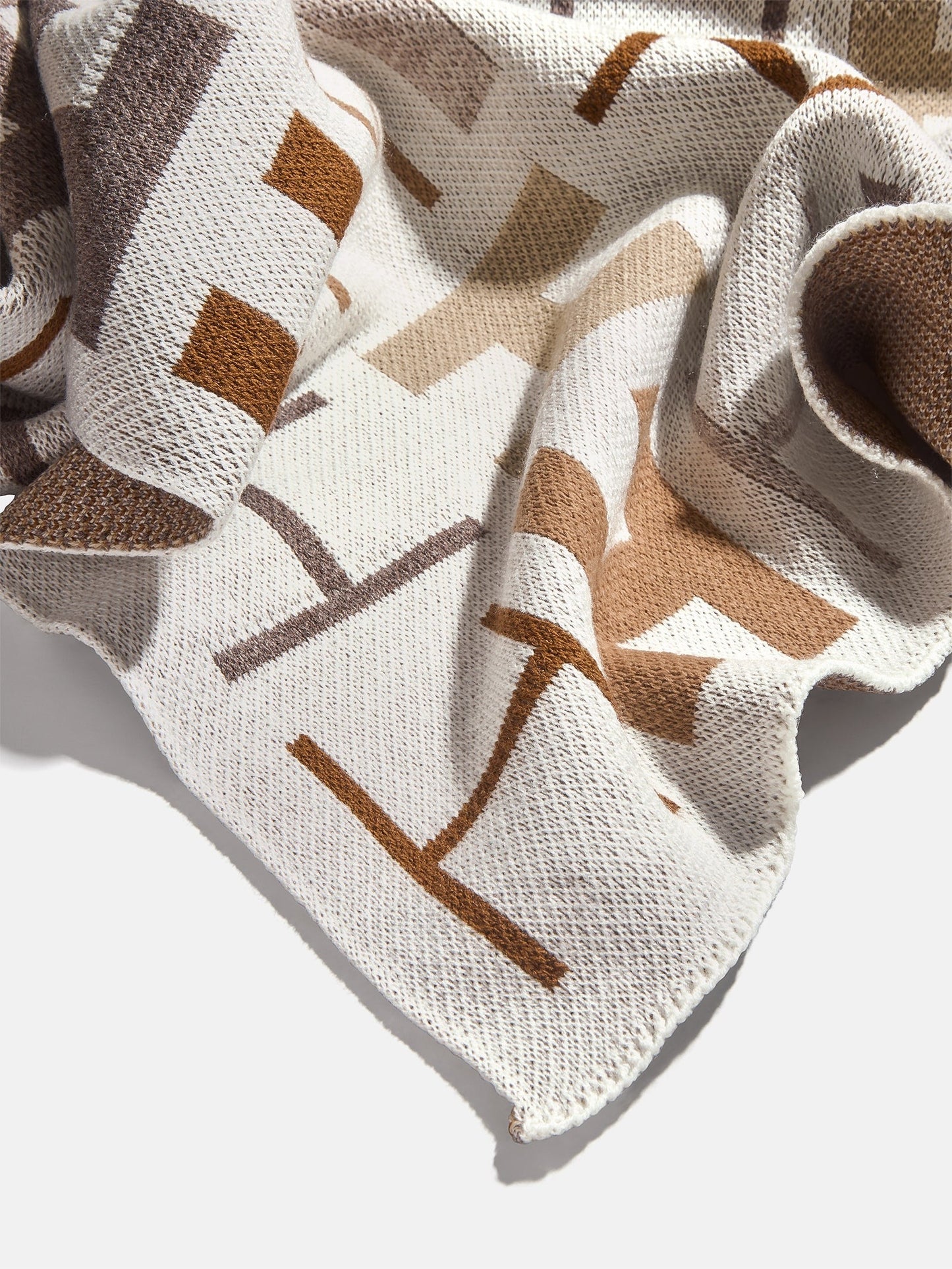 Upside Down & All Around Custom Blanket - White/Tan