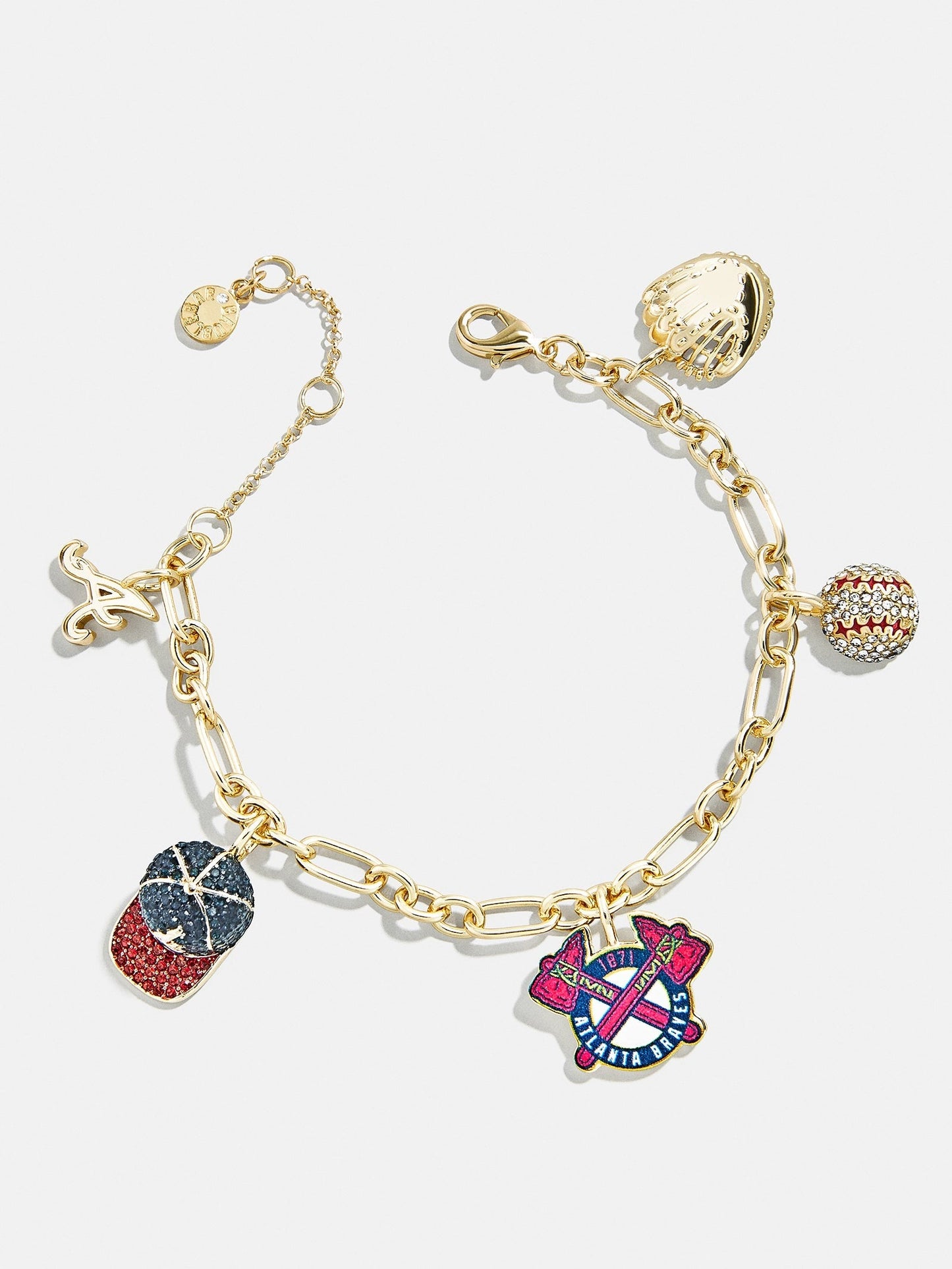 MLB Charm Bracelet - Atlanta Braves