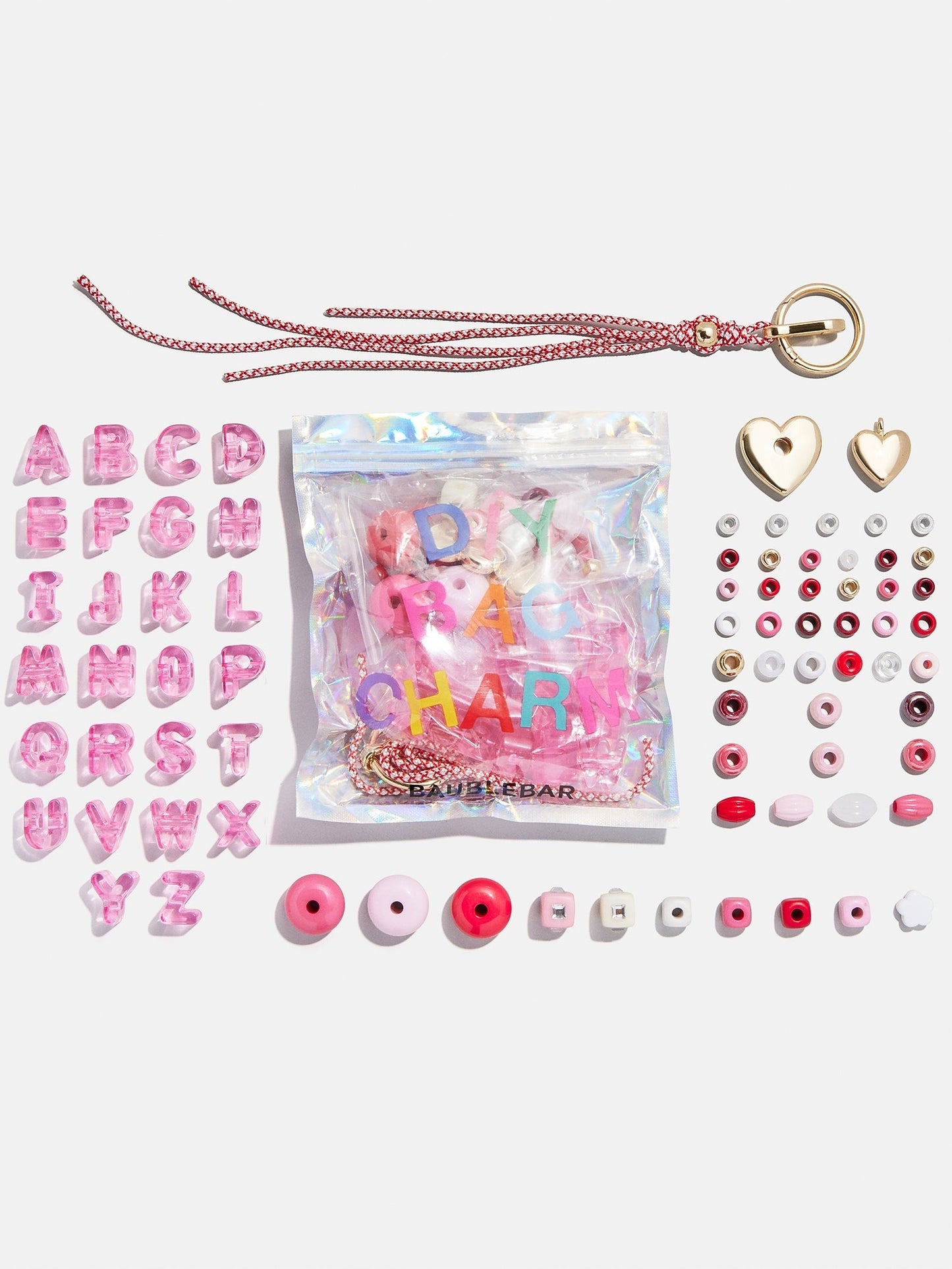 The Mini Custom Bead Kit - Pink/Heart