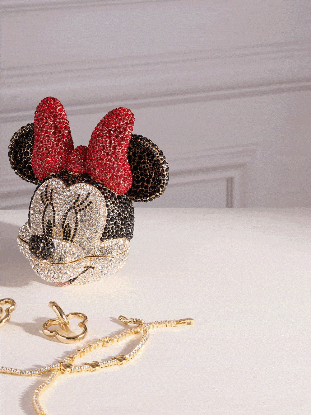 Disney Minnie Mouse Catchall - Black/Pavé
